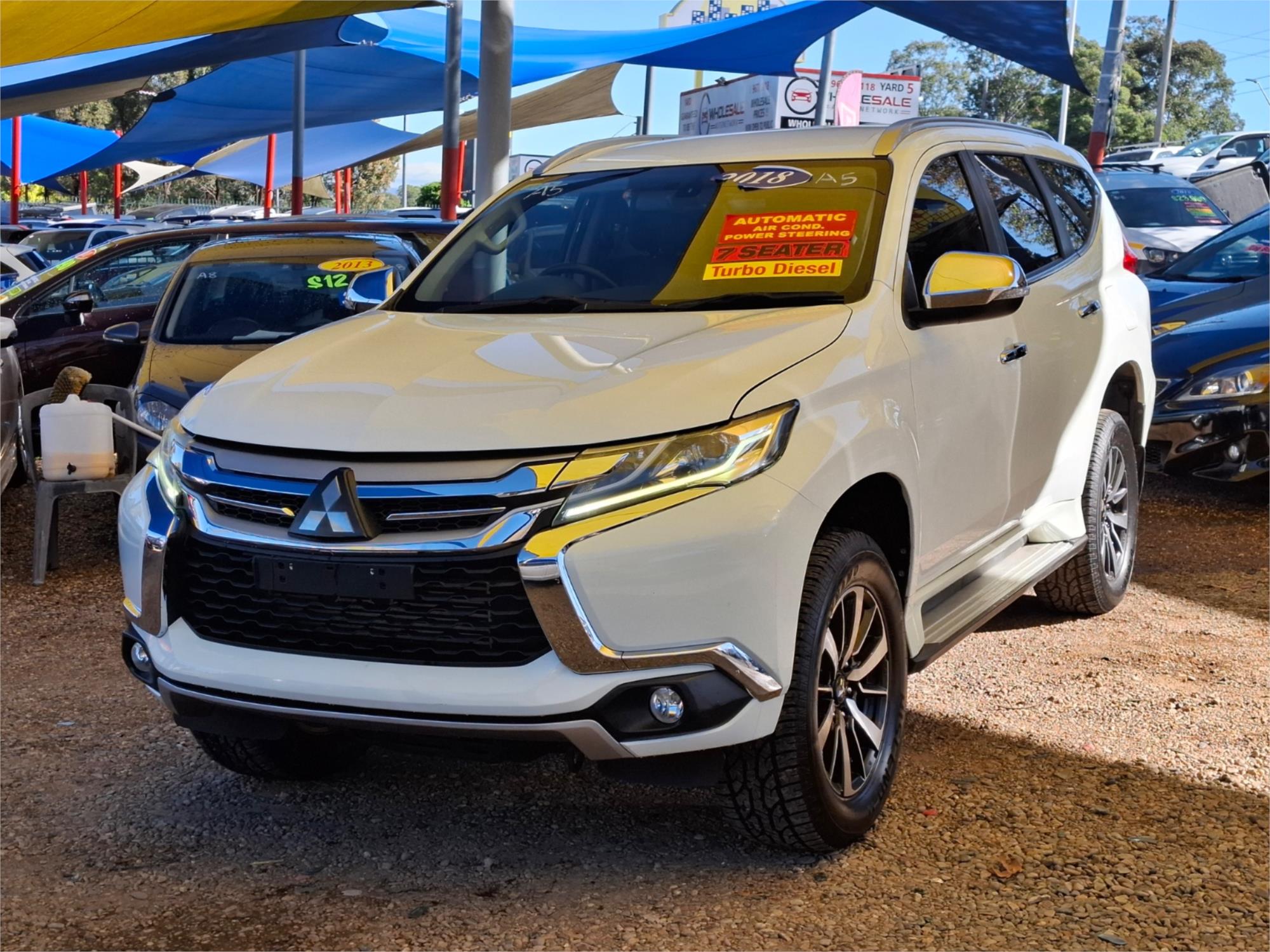 2018 MITSUBISHI PAJERO SPORT QE MY19 GLS (4x4) 5 SEAT 8 SP AUTOMATIC 4D WAGON