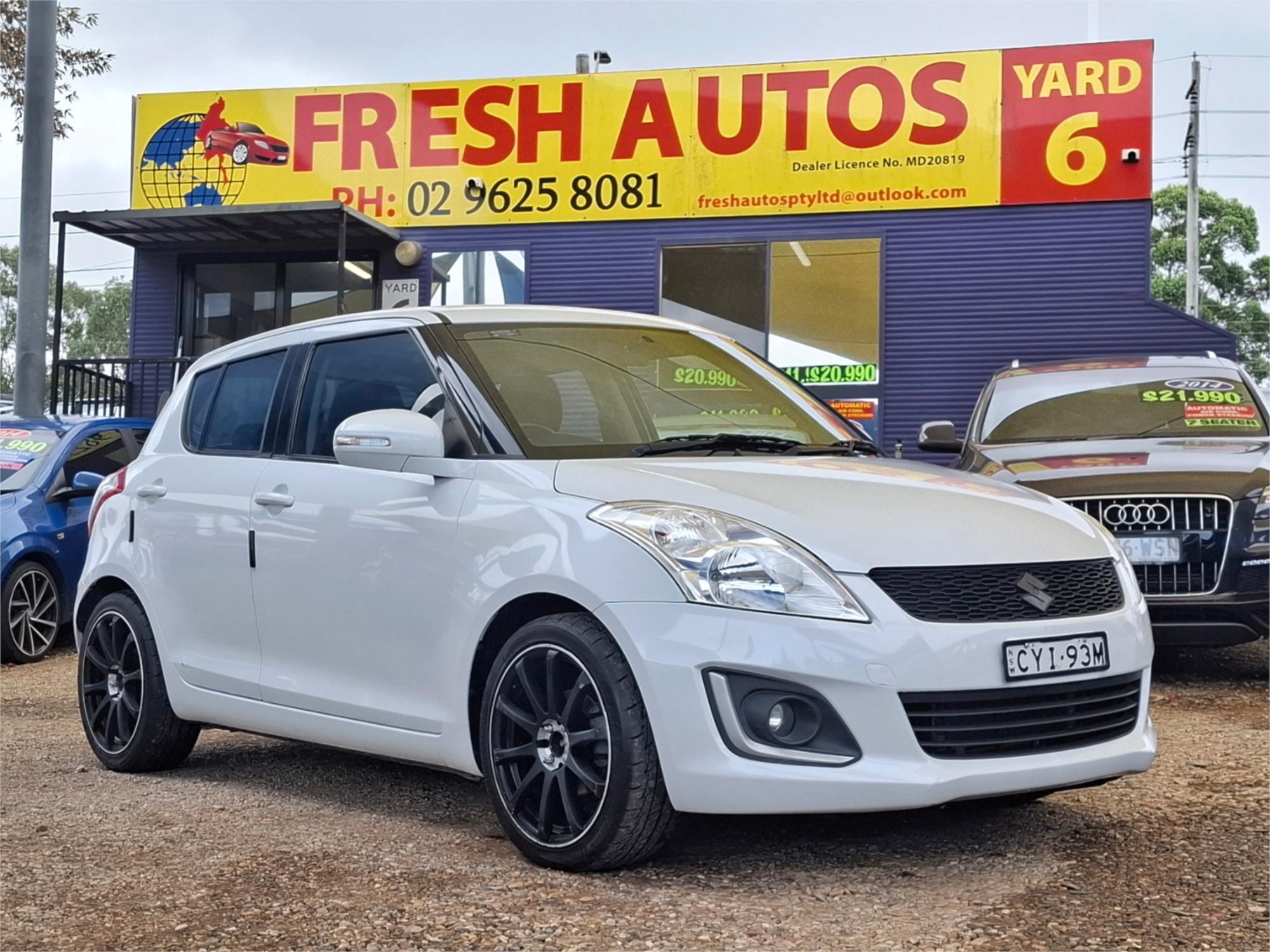 2015 SUZUKI SWIFT FZ GL 4 SP AUTOMATIC 5D HATCHBACK