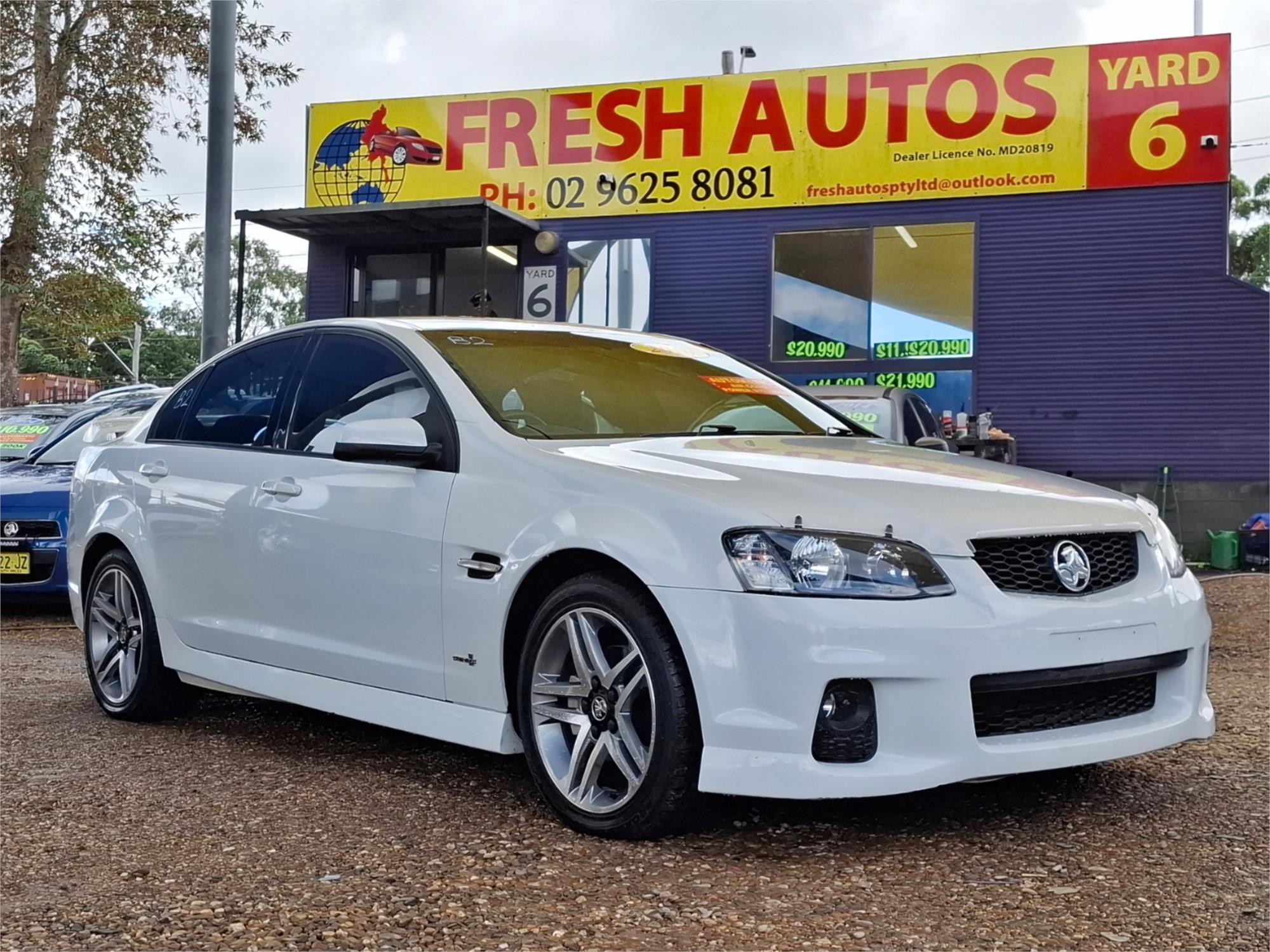 2010 HOLDEN COMMODORE VE II SV6 6 SP AUTOMATIC 4D SEDAN