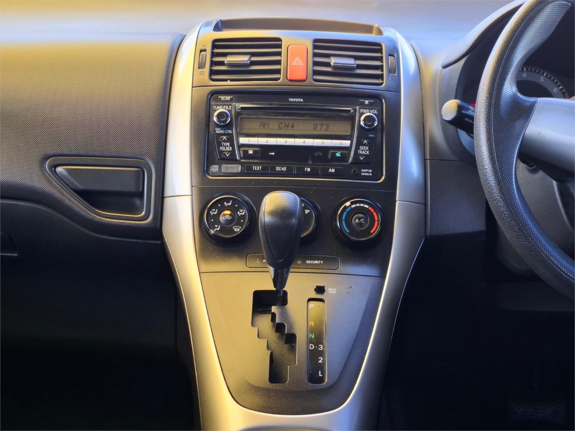2010 TOYOTA COROLLA ZRE152R ASCENT SPORT 4 SP AUTOMATIC 5D HATCHBACK
