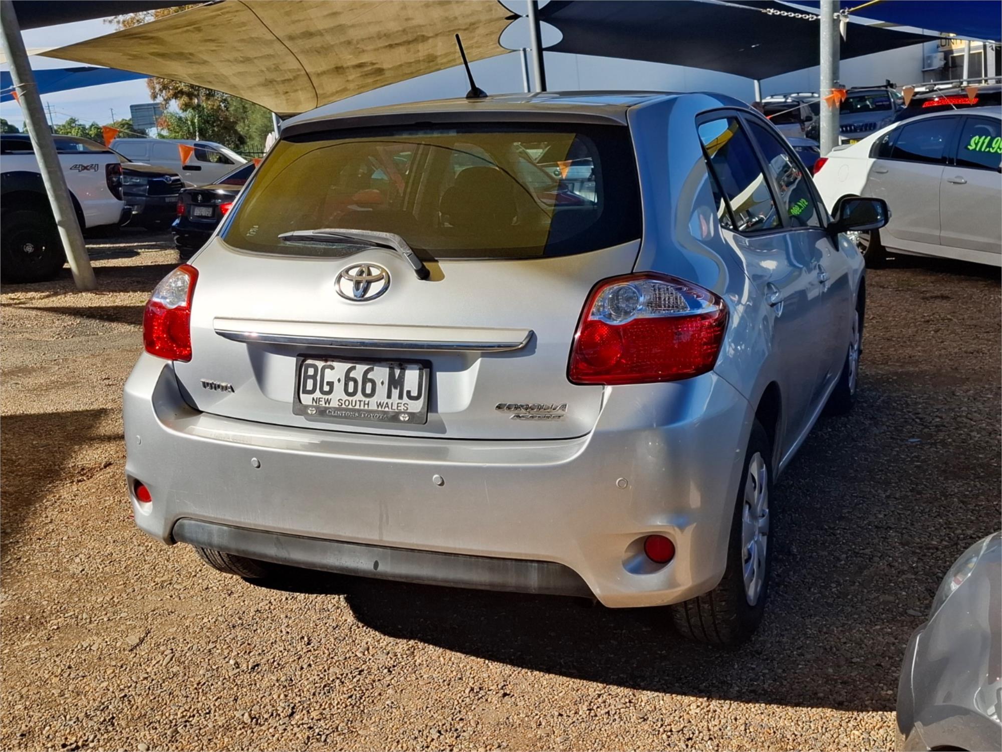 2010 TOYOTA COROLLA ZRE152R ASCENT SPORT 4 SP AUTOMATIC 5D HATCHBACK