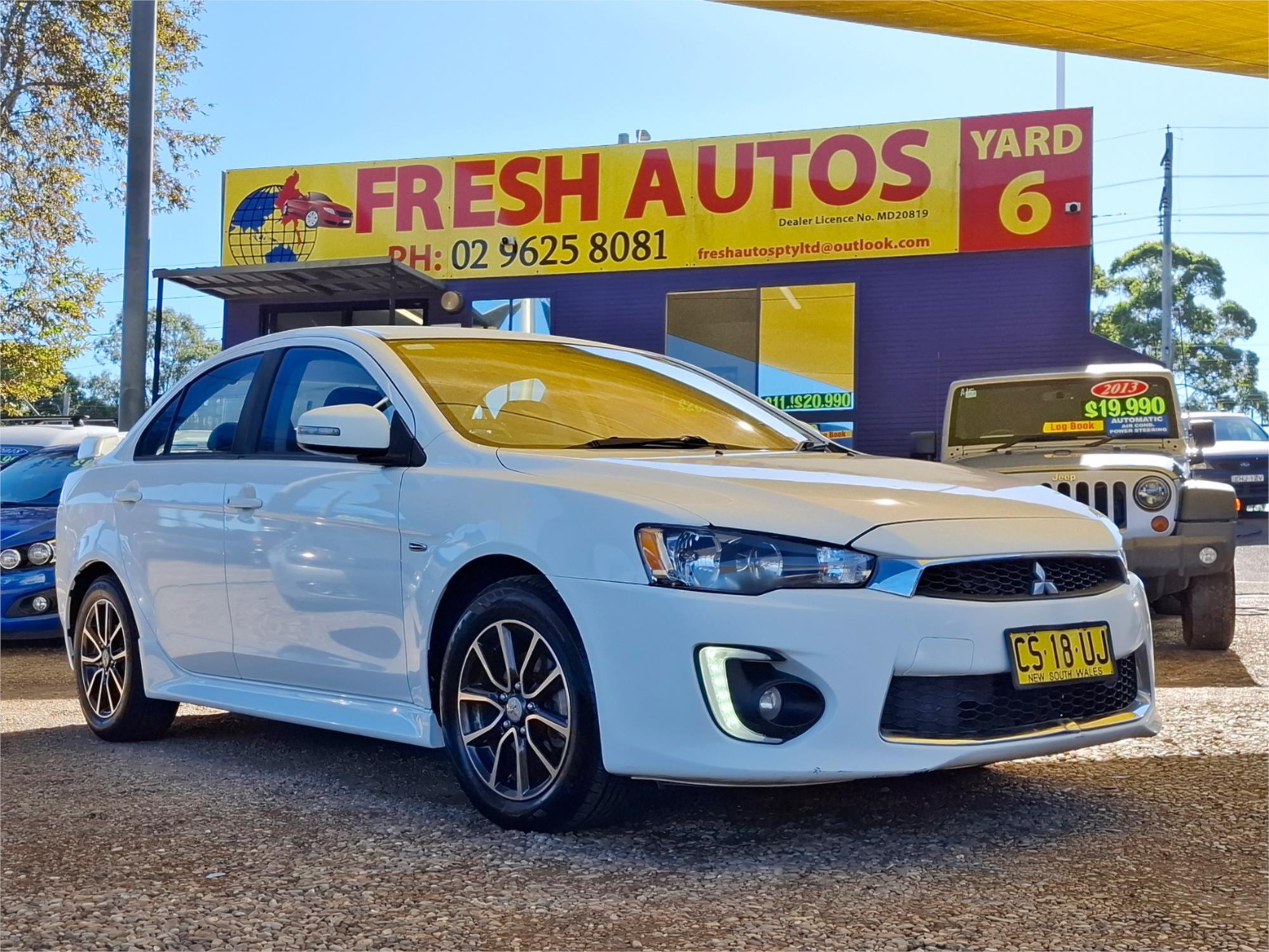 2017 MITSUBISHI LANCER CF MY17 ES SPORT CVT AUTO 6 SPEED 4D SEDAN