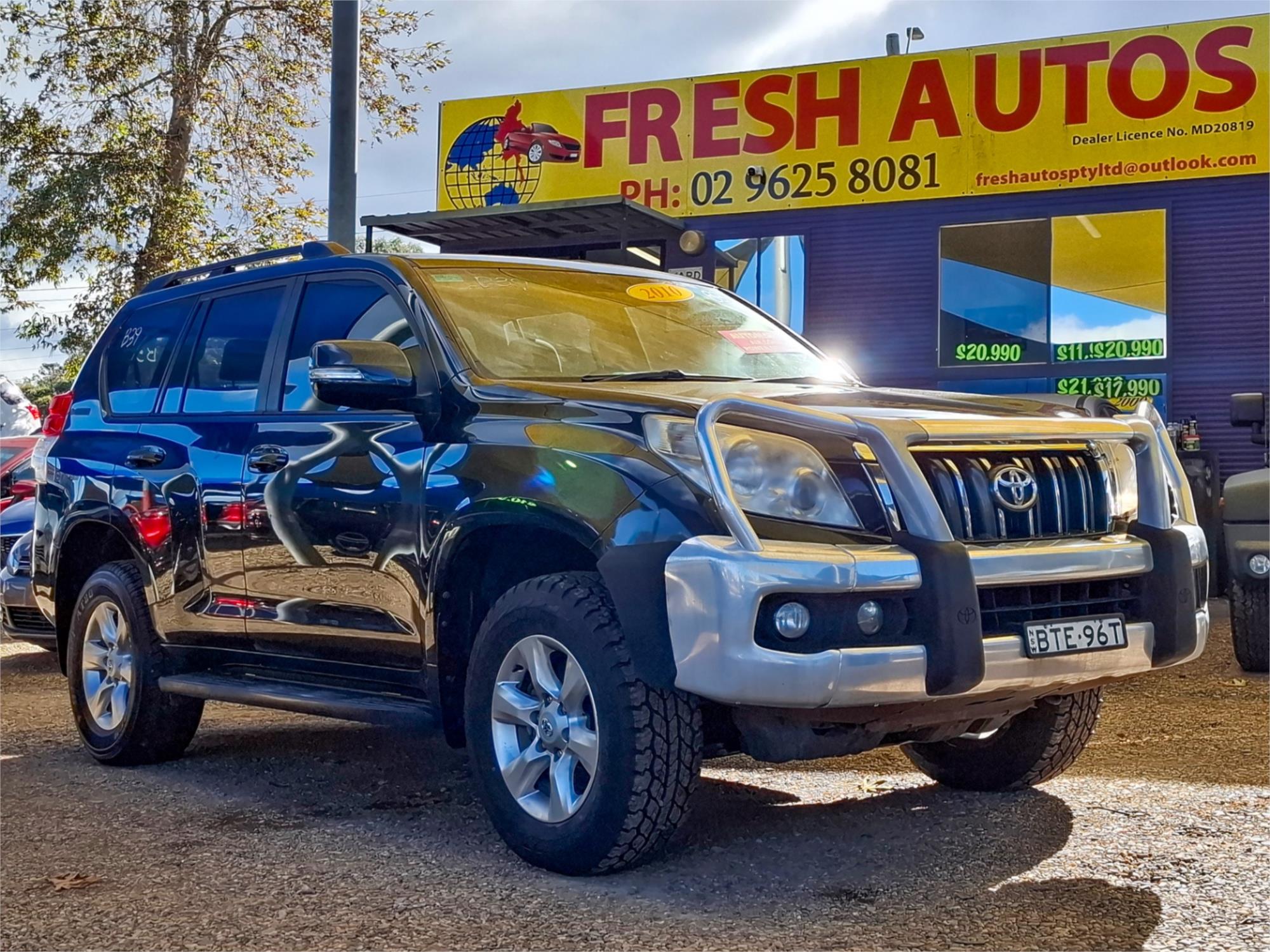2010 TOYOTA LANDCRUISER KDJ150R PRADO GXL (4x4) 5 SP SEQUENTIAL AUTO 4D WAGON