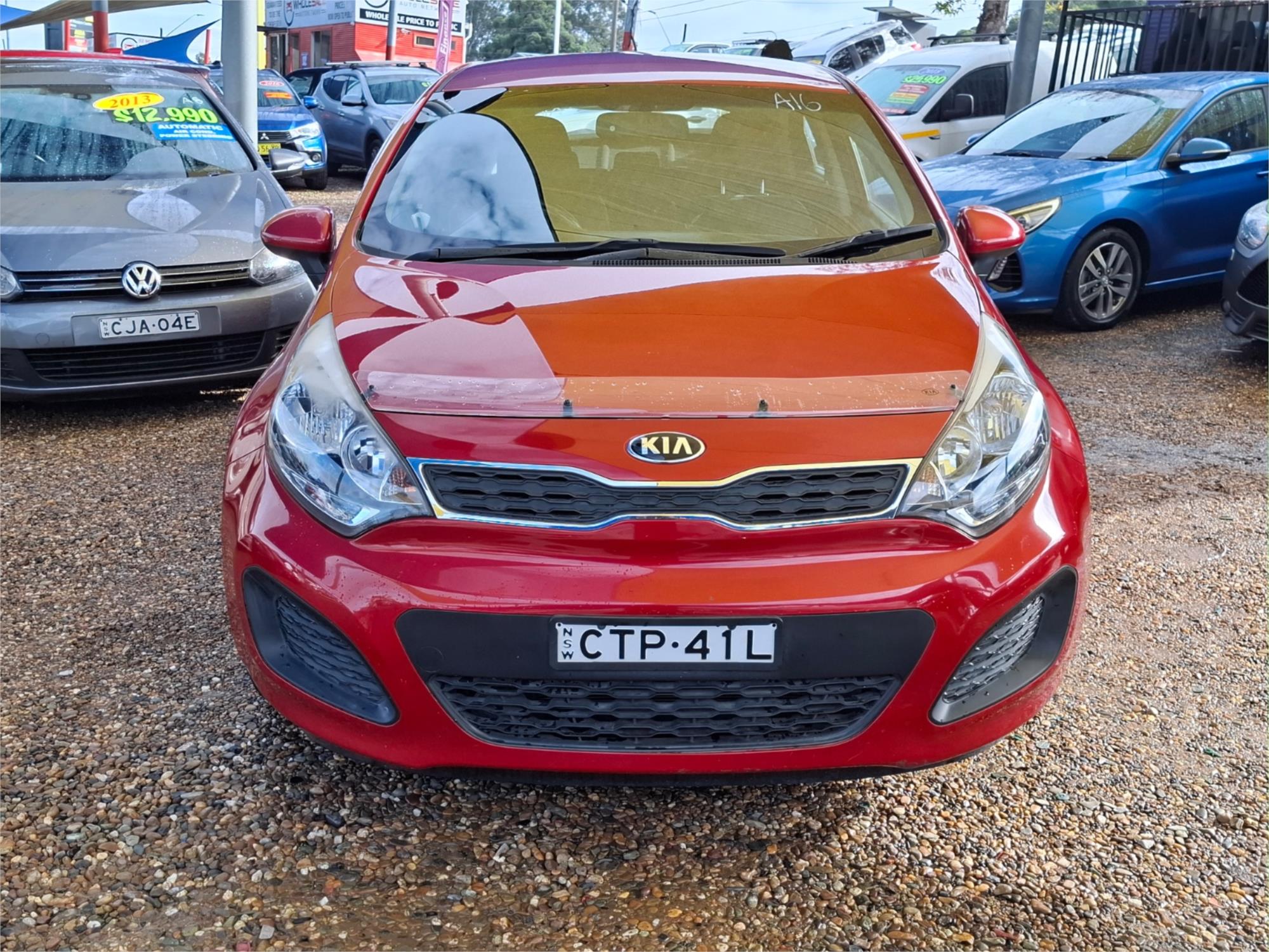 2014 KIA RIO UB MY14 S 6 SP MANUAL 3D HATCHBACK