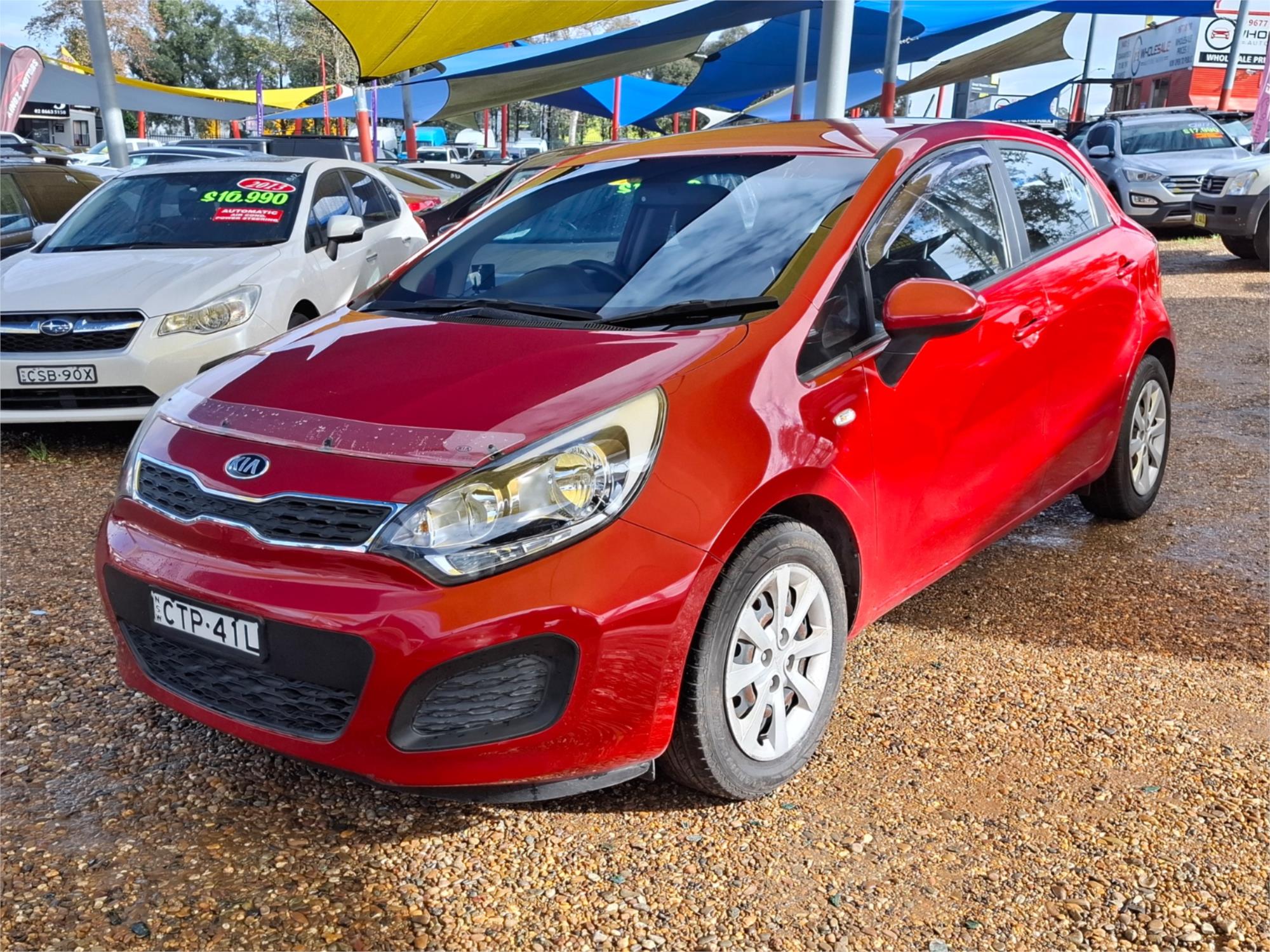 2014 KIA RIO UB MY14 S 6 SP MANUAL 3D HATCHBACK