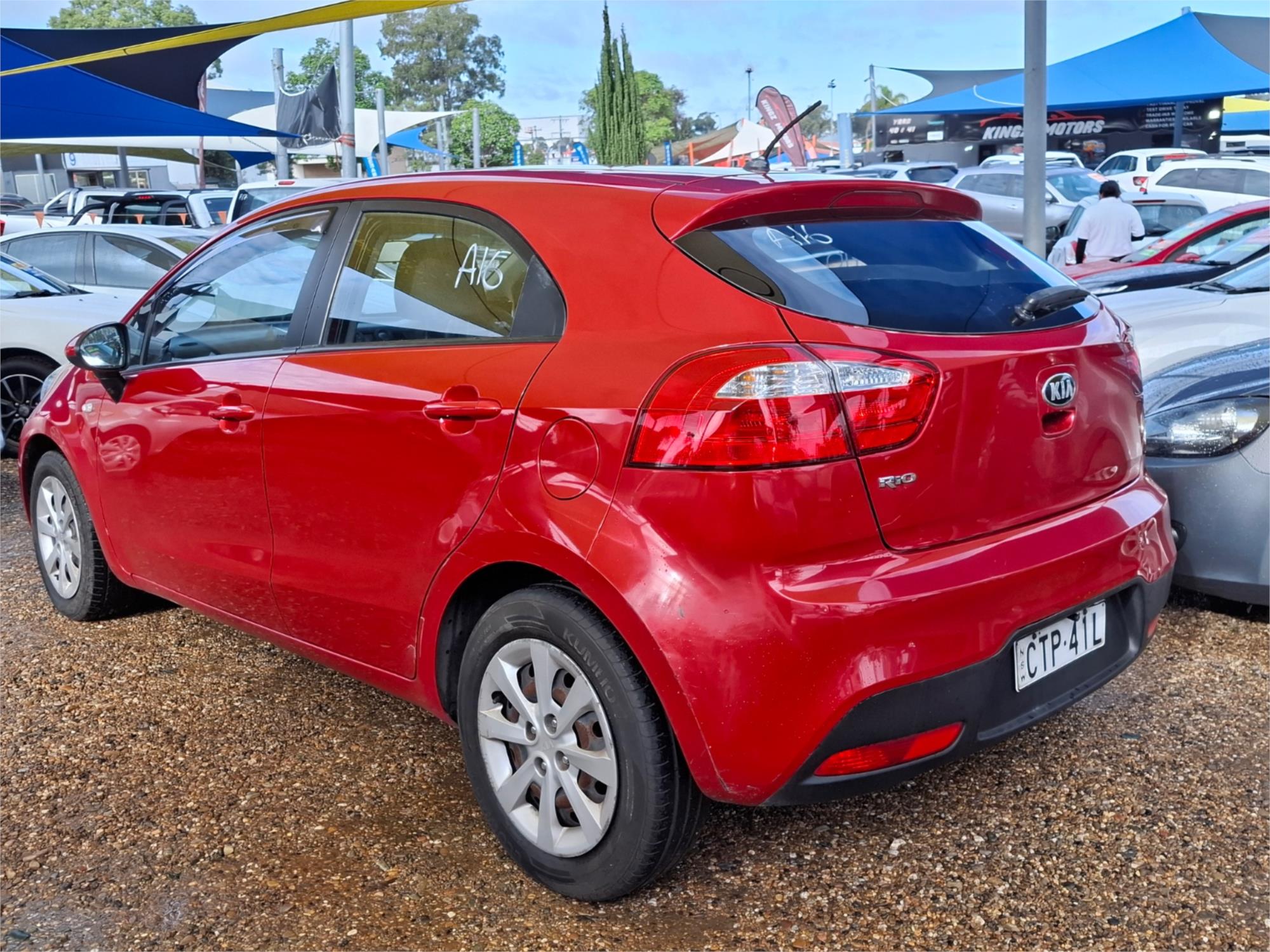 2014 KIA RIO UB MY14 S 6 SP MANUAL 3D HATCHBACK