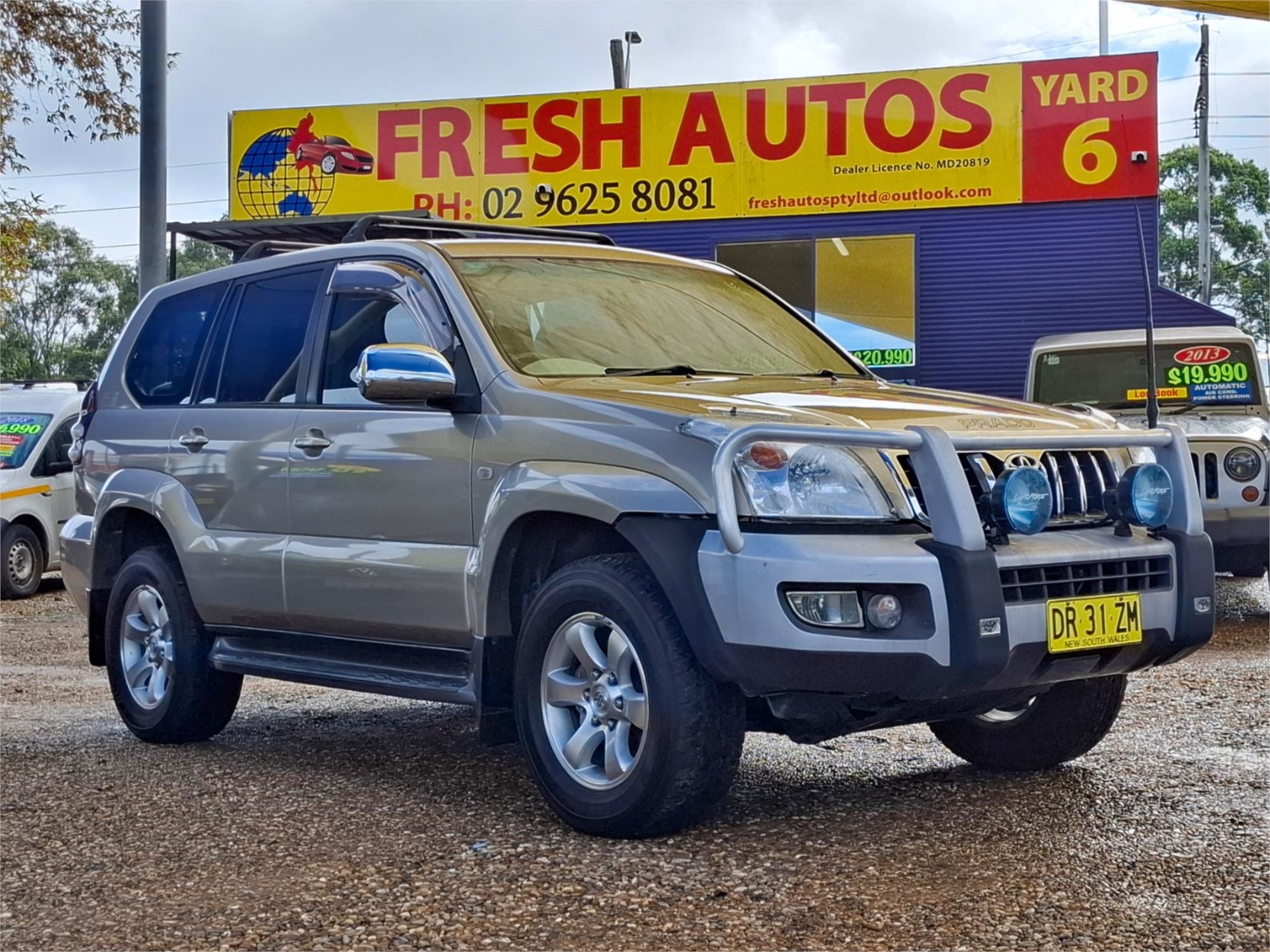 2005 TOYOTA LANDCRUISER KZJ120R PRADO GXL (4x4) 4 SP AUTOMATIC 4D WAGON