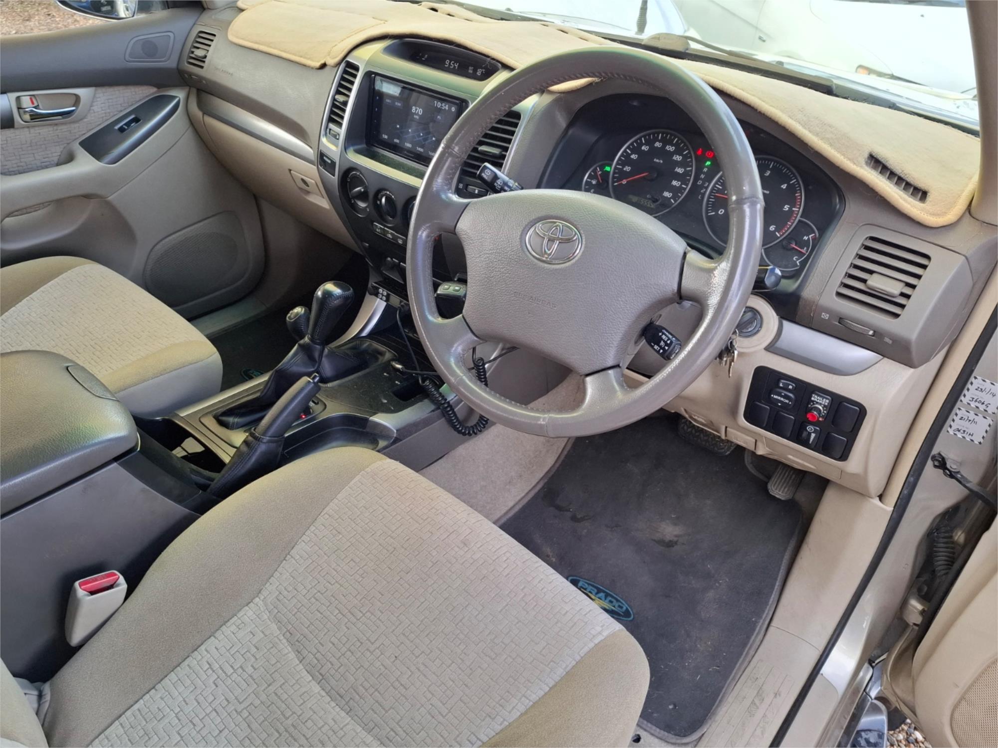 2005 TOYOTA LANDCRUISER KZJ120R PRADO GXL (4x4) 4 SP AUTOMATIC 4D WAGON