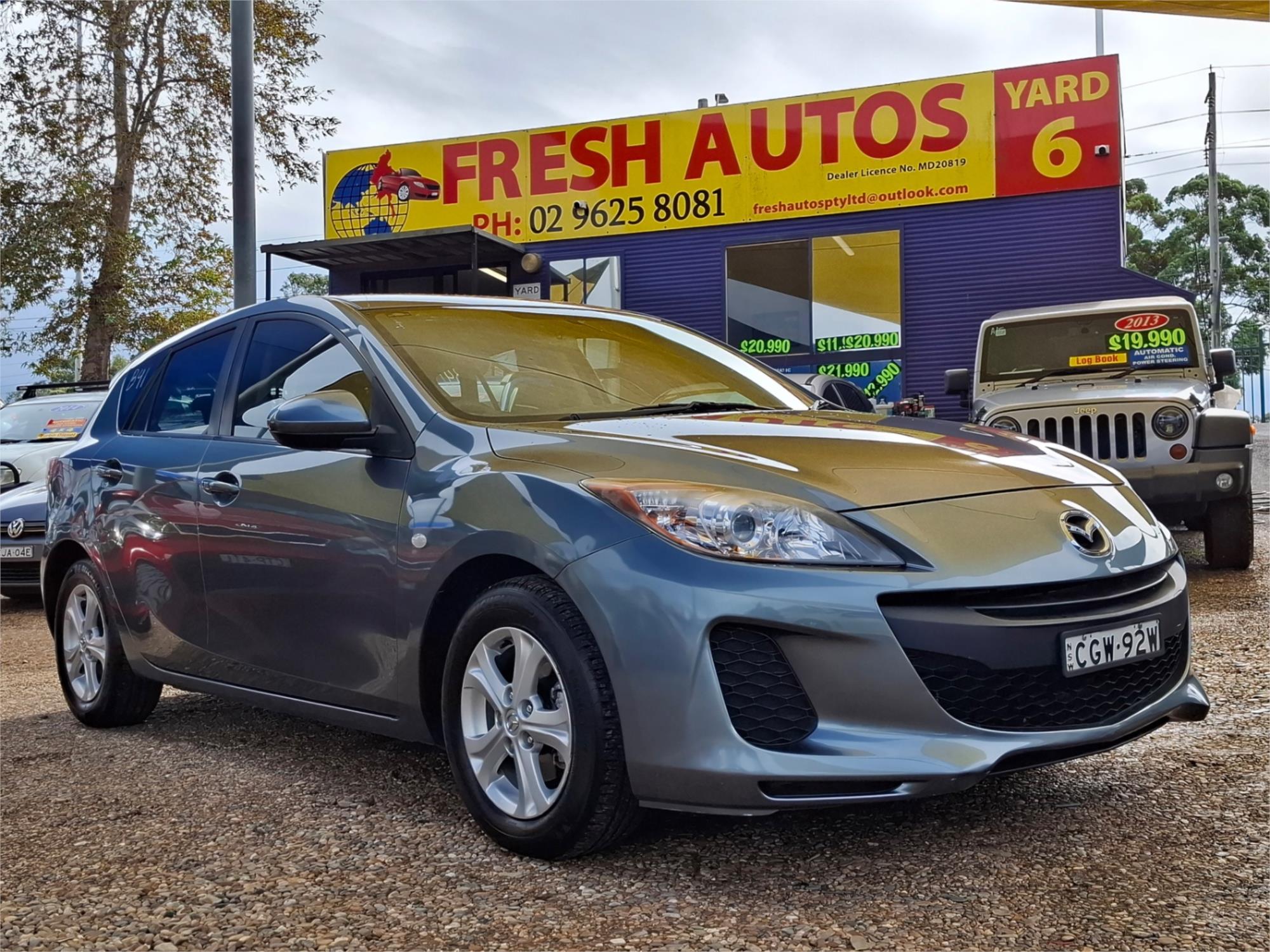 2012 MAZDA MAZDA3 BL 11 UPGRADE NEO 5 SP AUTOMATIC 5D HATCHBACK
