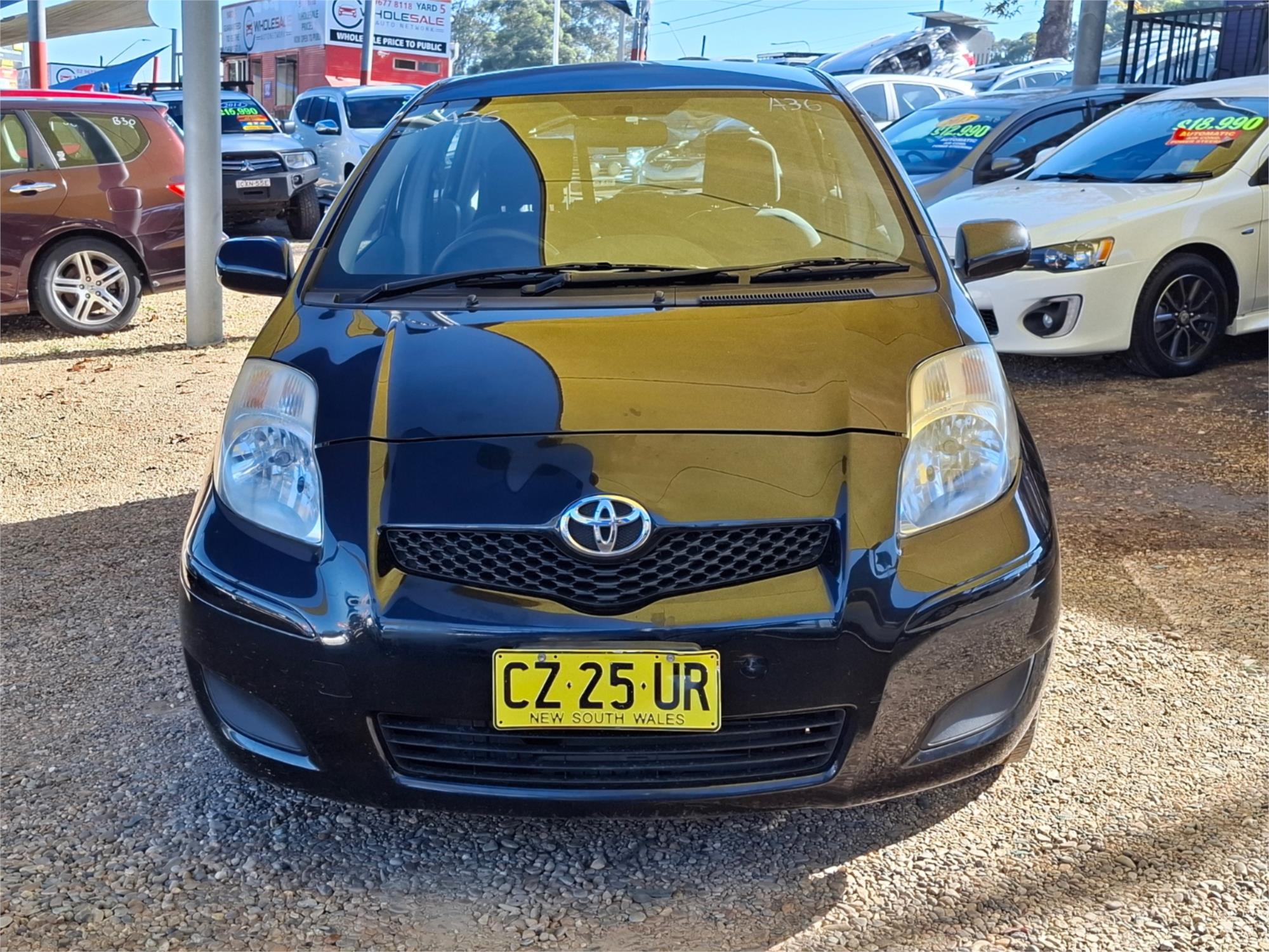 2011 TOYOTA YARIS NCP90R 10 UPGRADE YR 4 SP AUTOMATIC 5D HATCHBACK