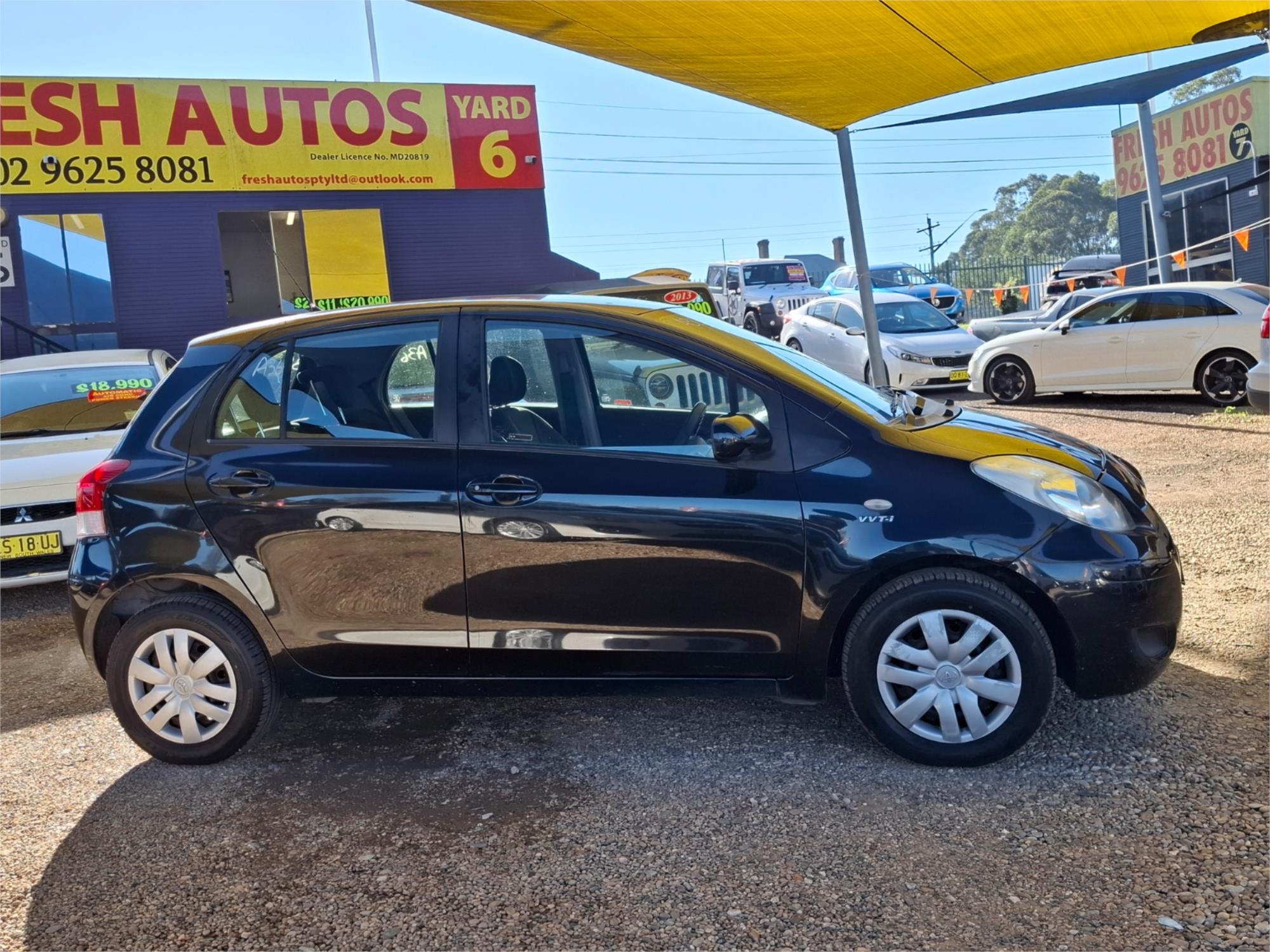2011 TOYOTA YARIS NCP90R 10 UPGRADE YR 4 SP AUTOMATIC 5D HATCHBACK