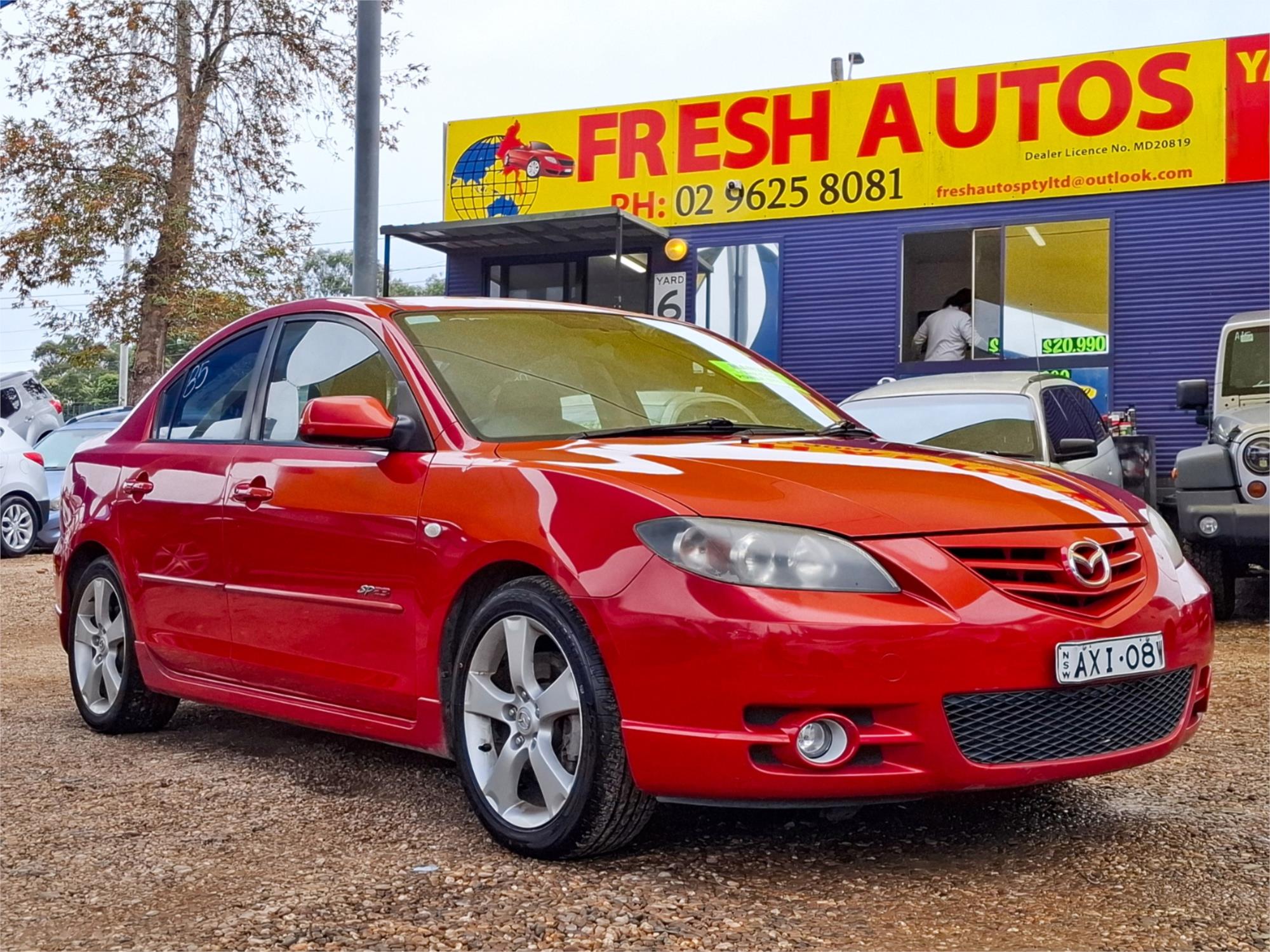 2005 MAZDA MAZDA3 BK SP23 5 SP MANUAL 4D SEDAN