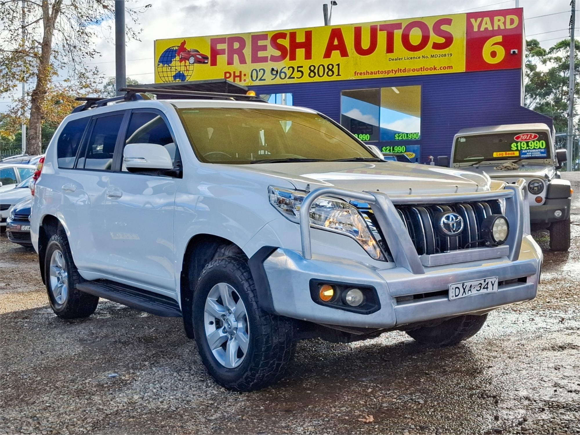 2016 TOYOTA LANDCRUISER GDJ150R MY16 PRADO GXL (4x4) 6 SP AUTOMATIC 4D WAGON