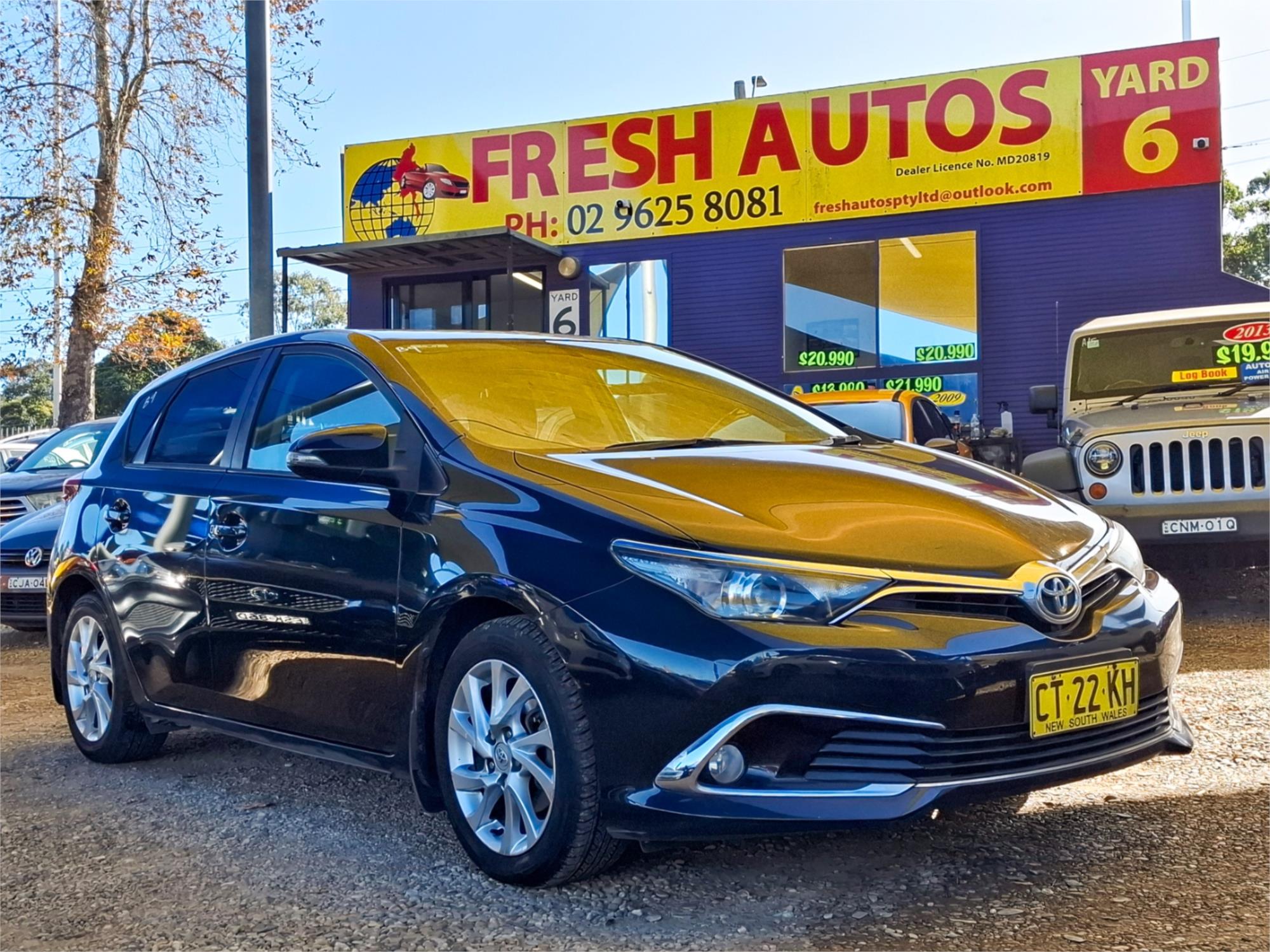 2017 TOYOTA COROLLA ZRE182R MY15 ASCENT SPORT CVT AUTO 7 SP SEQUENTIAL 5D HATCHBACK