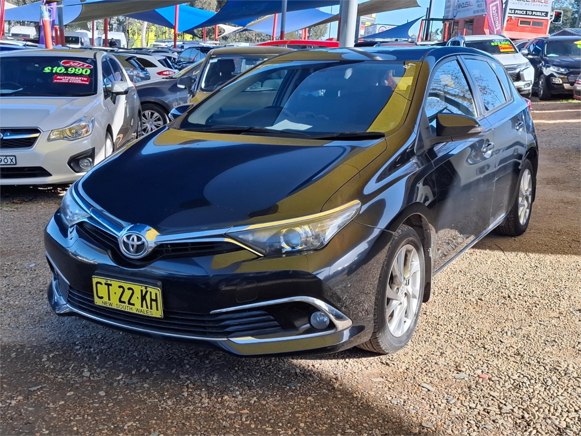2017 TOYOTA COROLLA ZRE182R MY15 ASCENT SPORT CVT AUTO 7 SP SEQUENTIAL 5D HATCHBACK