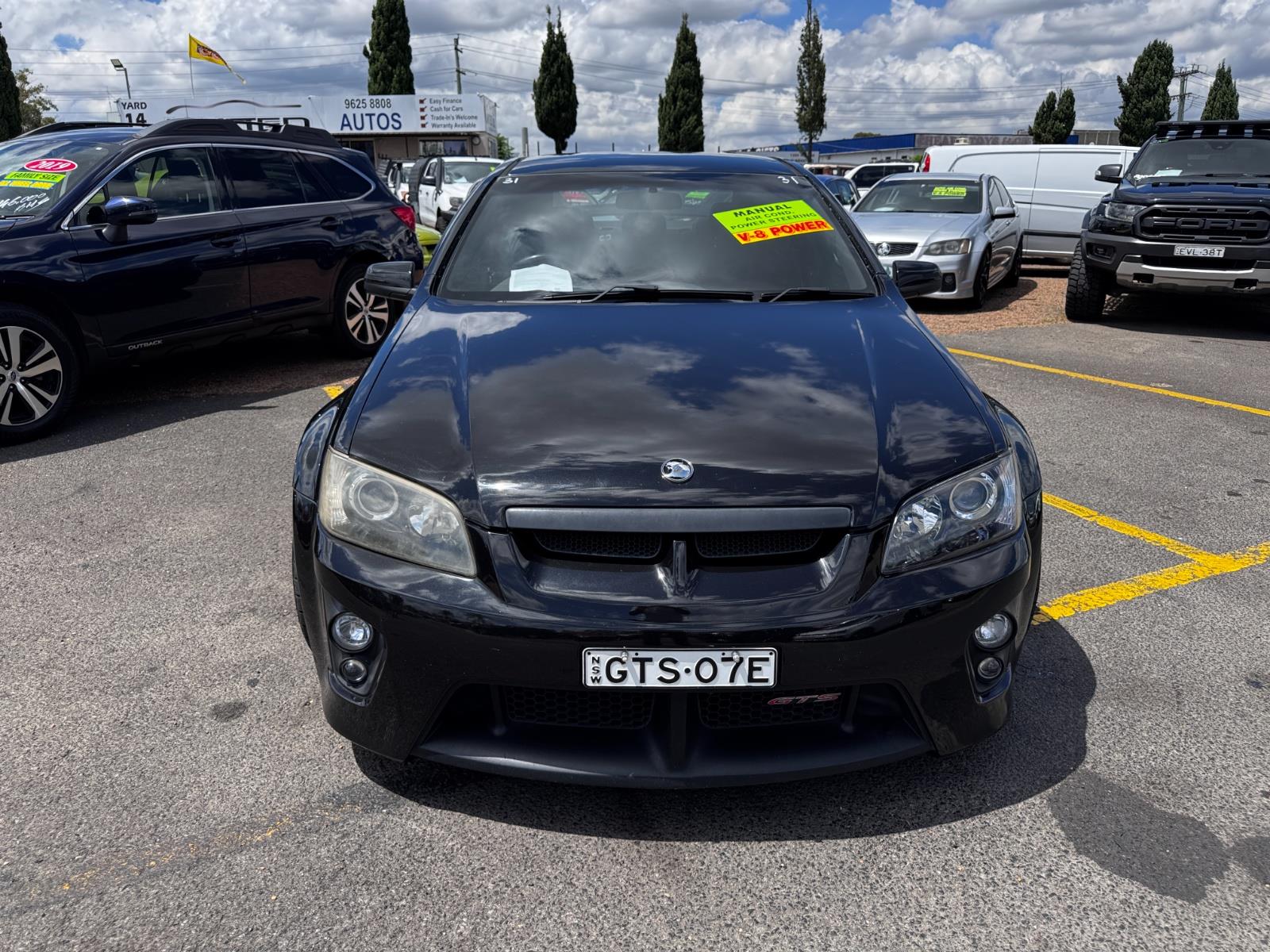 2007 HSV GTS E SERIES 6 SP MANUAL 4D SEDAN