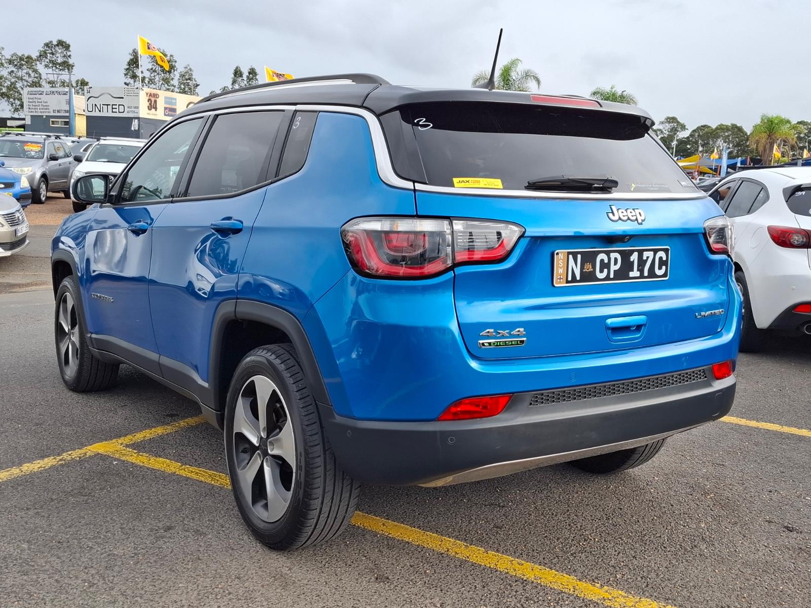 2019 JEEP COMPASS M6 MY18 LIMITED (4x4) 9 SP AUTOMATIC 4D WAGON