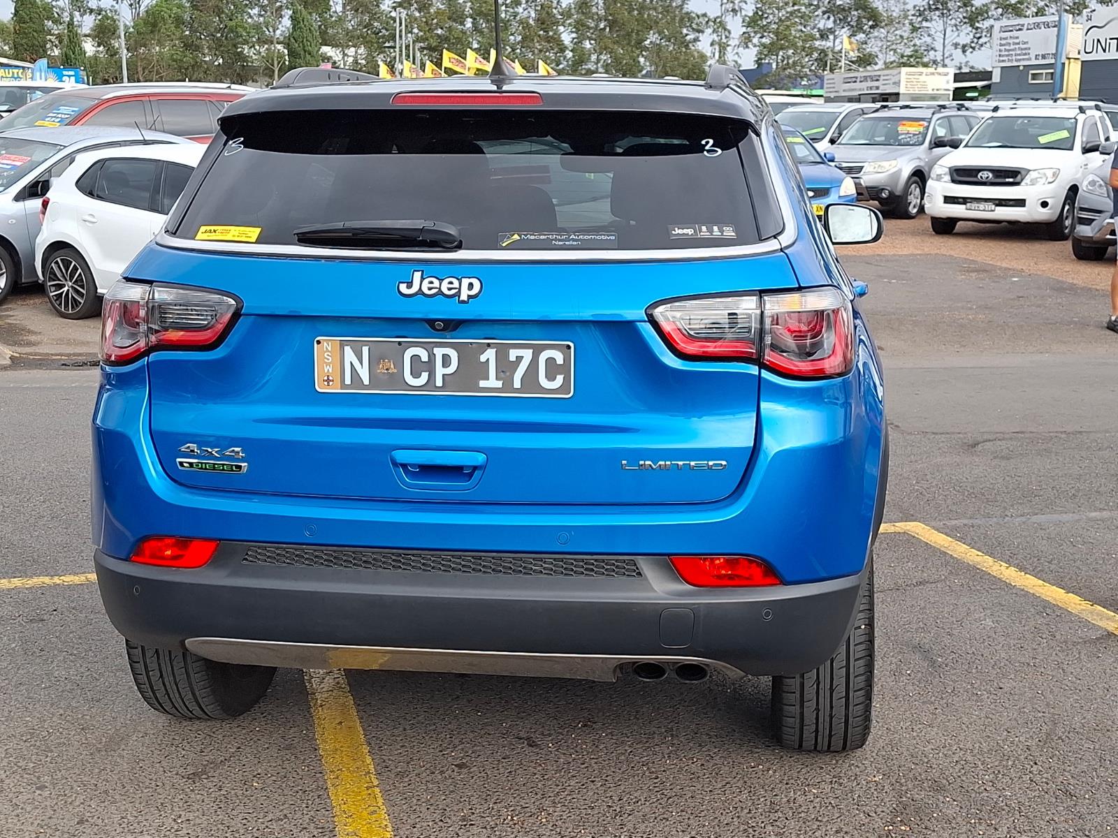 2019 JEEP COMPASS M6 MY18 LIMITED (4x4) 9 SP AUTOMATIC 4D WAGON