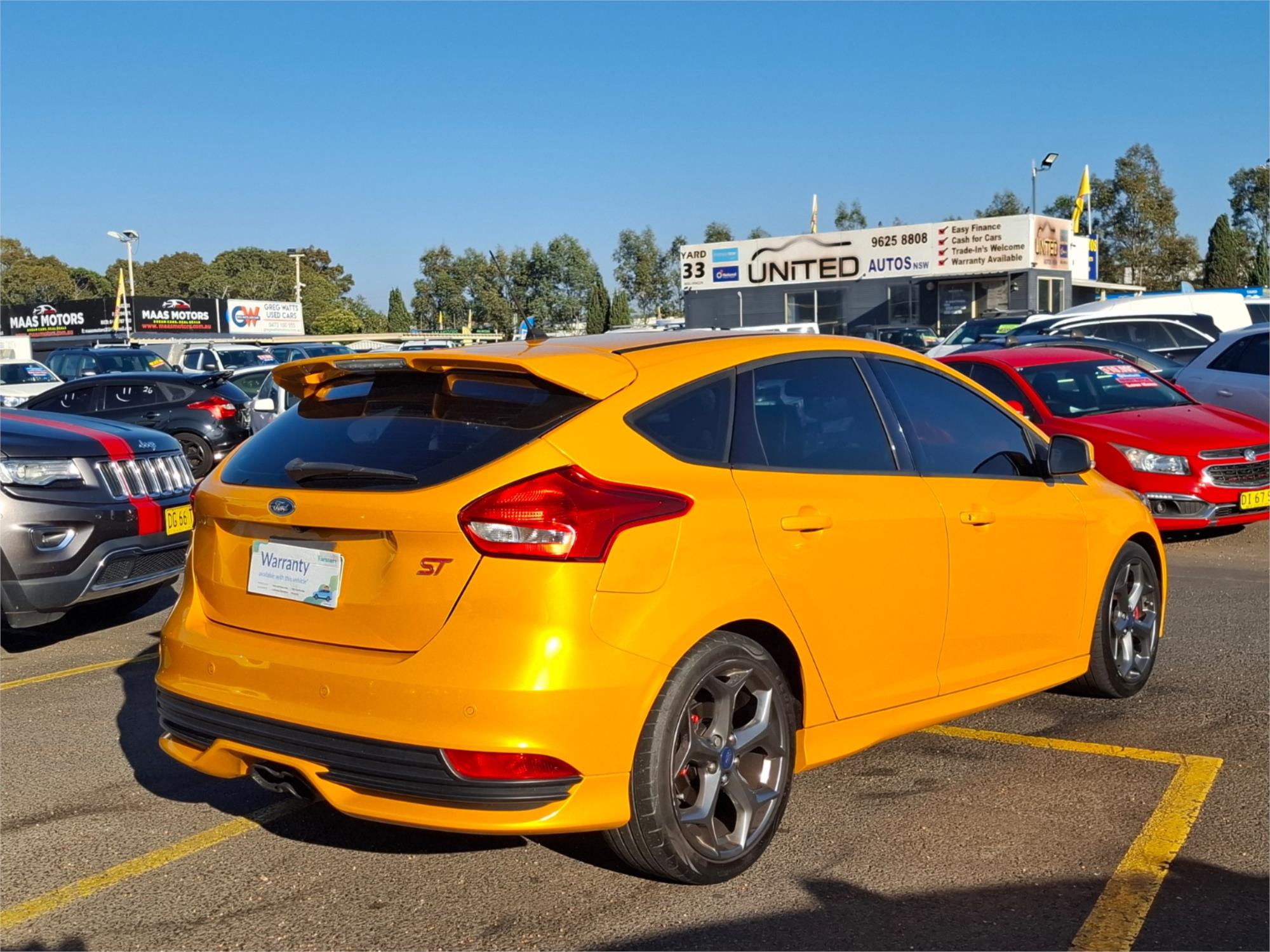 2015 FORD FOCUS LZ ST2 6 SP MANUAL 5D HATCHBACK