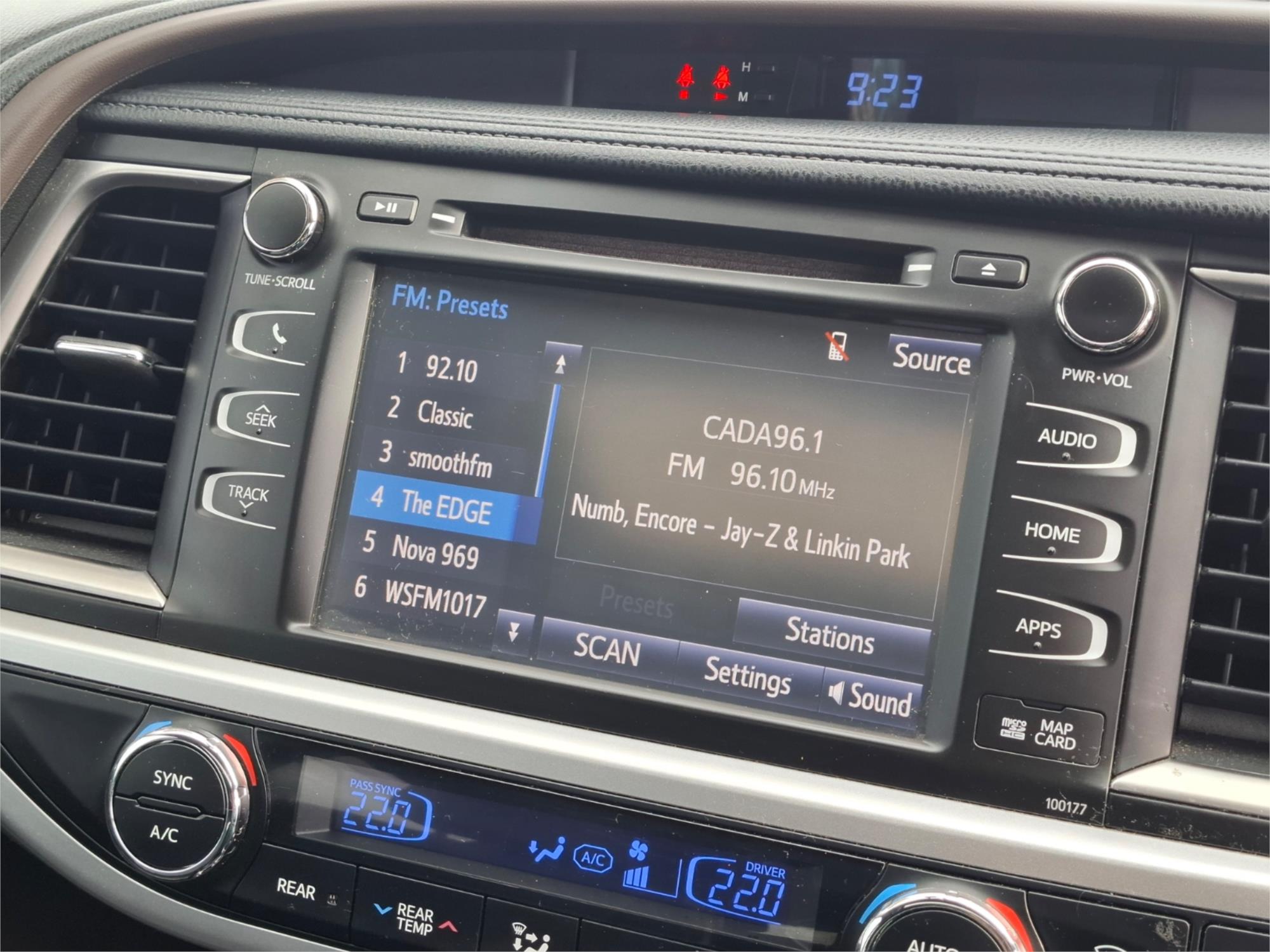 2014 TOYOTA KLUGER GSU55R GRANDE (4x4) 6 SP AUTOMATIC 4D WAGON