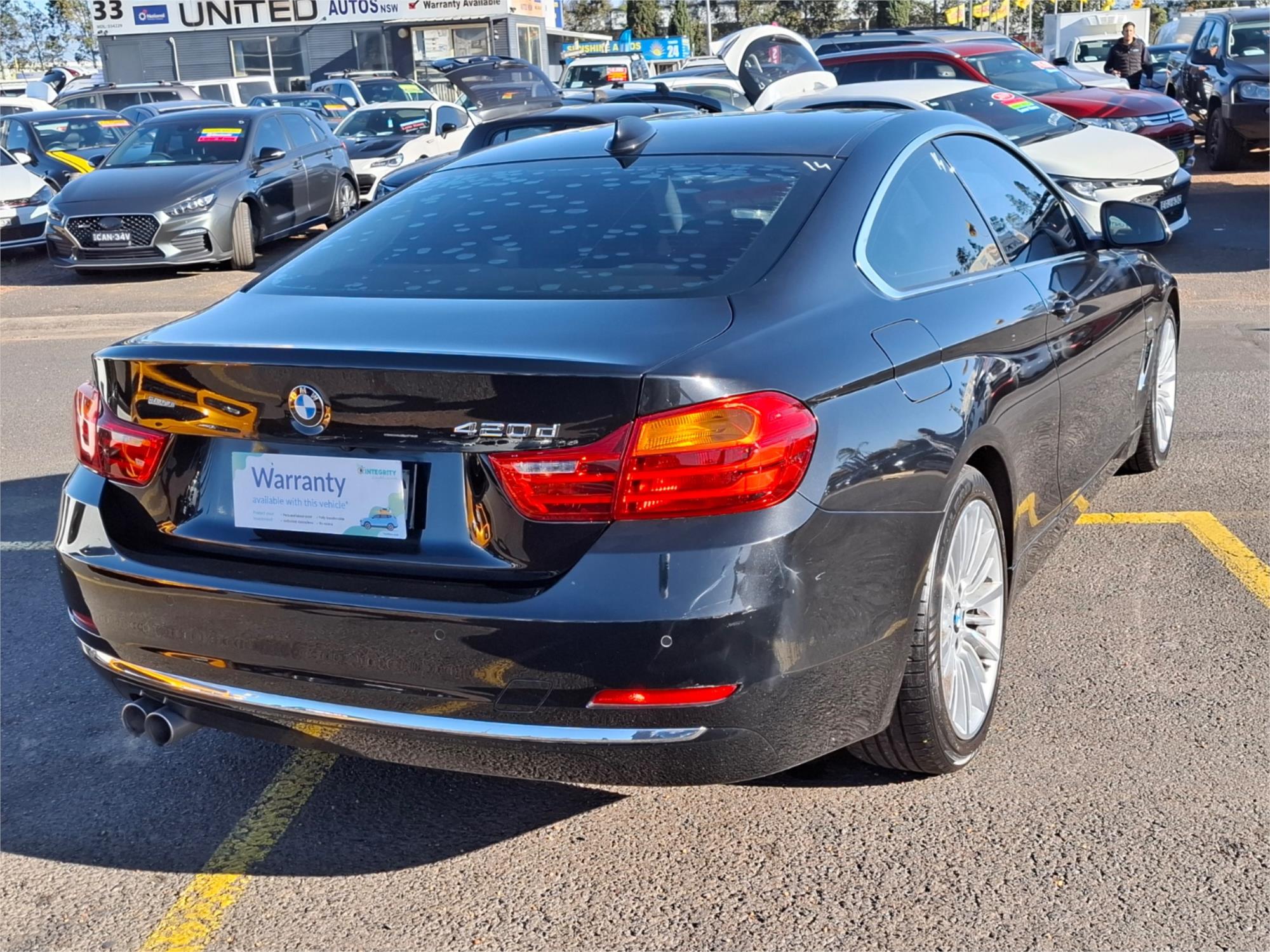 2016 BMW 4 F32 MY15 20d LUXURY LINE 8 SP AUTOMATIC SEDAN