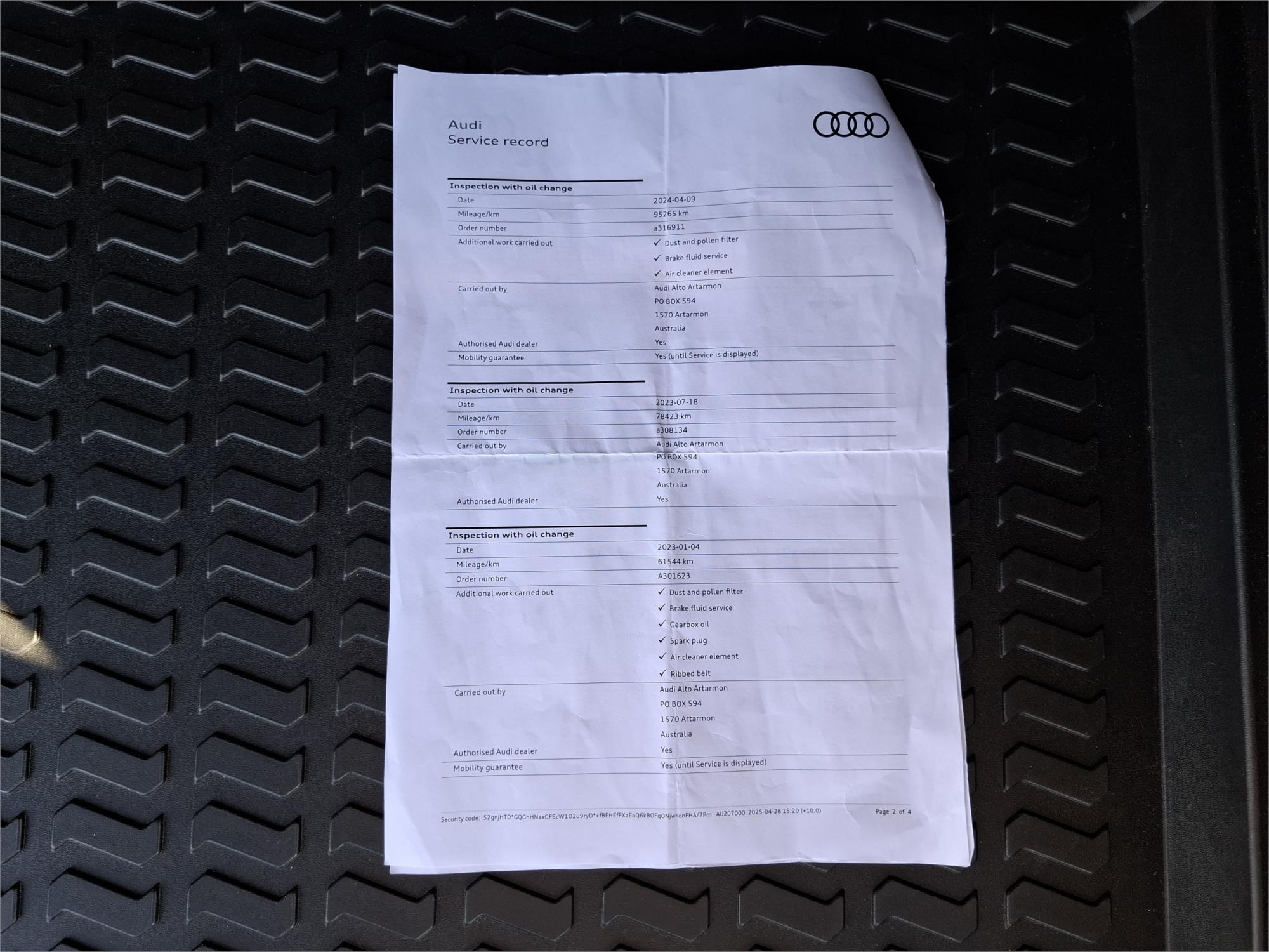 2020 AUDI Q3 F3 MY20 40 TFSI QUATTRO 7 SP AUTO S-TRONIC 4D WAGON