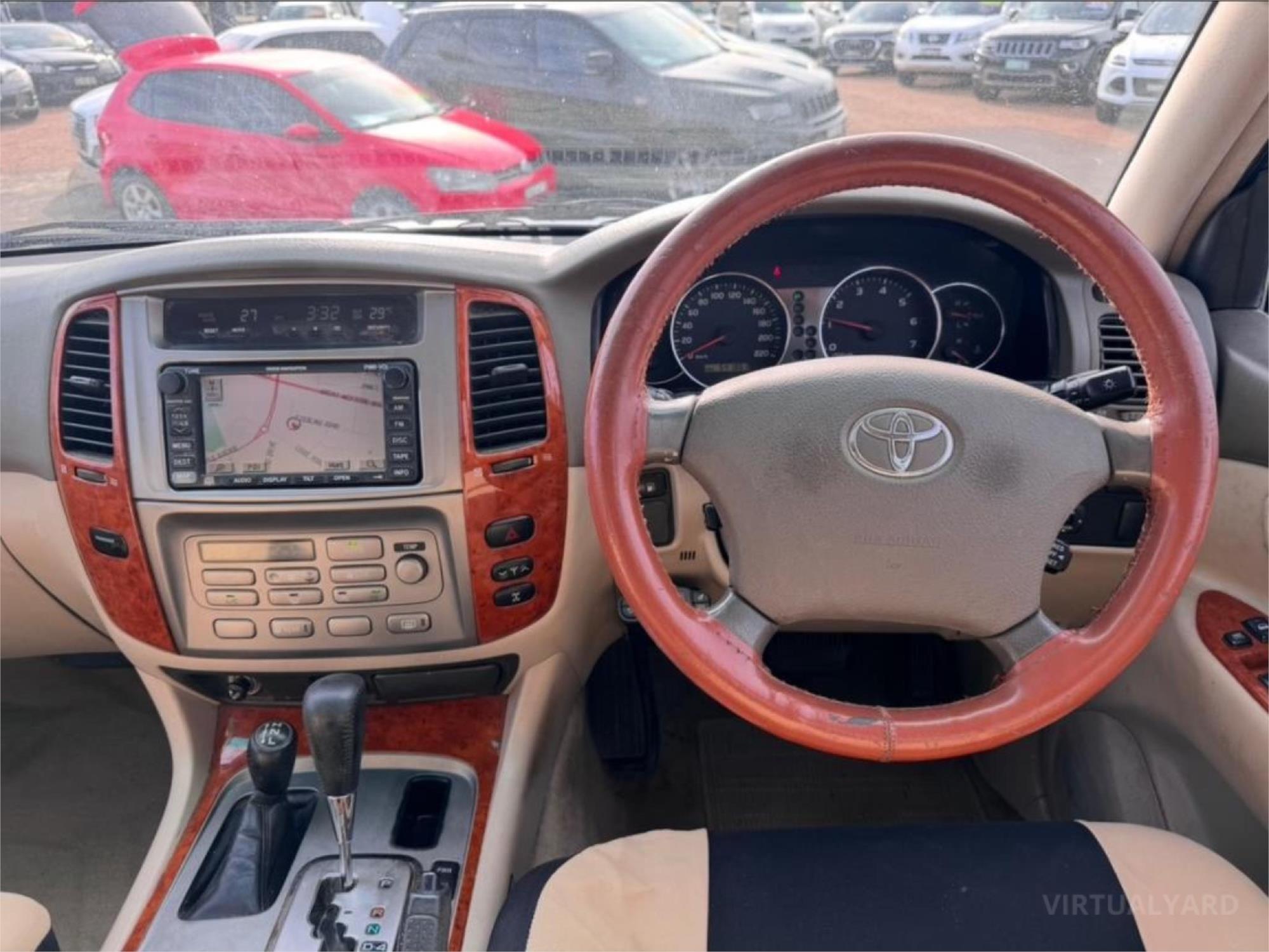 2003 TOYOTA LANDCRUISER UZJ100R SAHARA (4x4) 5 SP AUTOMATIC 4D WAGON