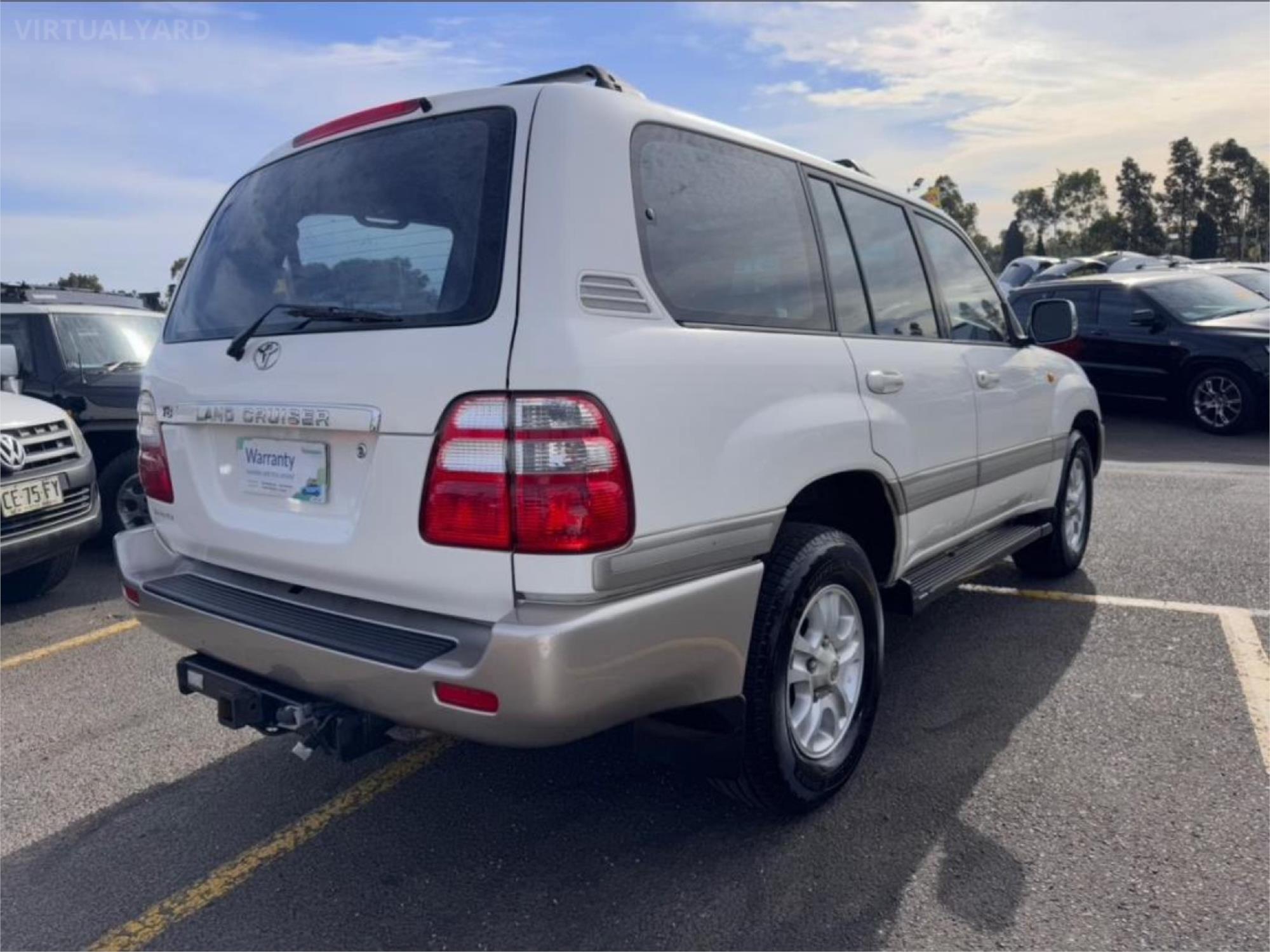 2003 TOYOTA LANDCRUISER UZJ100R SAHARA (4x4) 5 SP AUTOMATIC 4D WAGON