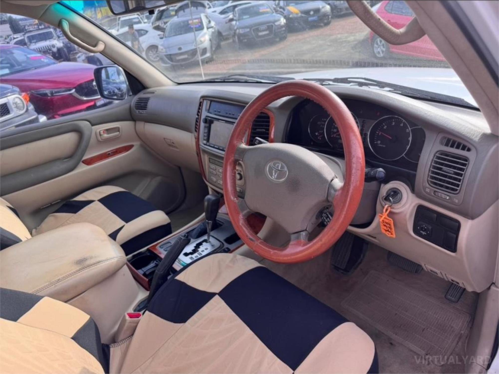 2003 TOYOTA LANDCRUISER UZJ100R SAHARA (4x4) 5 SP AUTOMATIC 4D WAGON