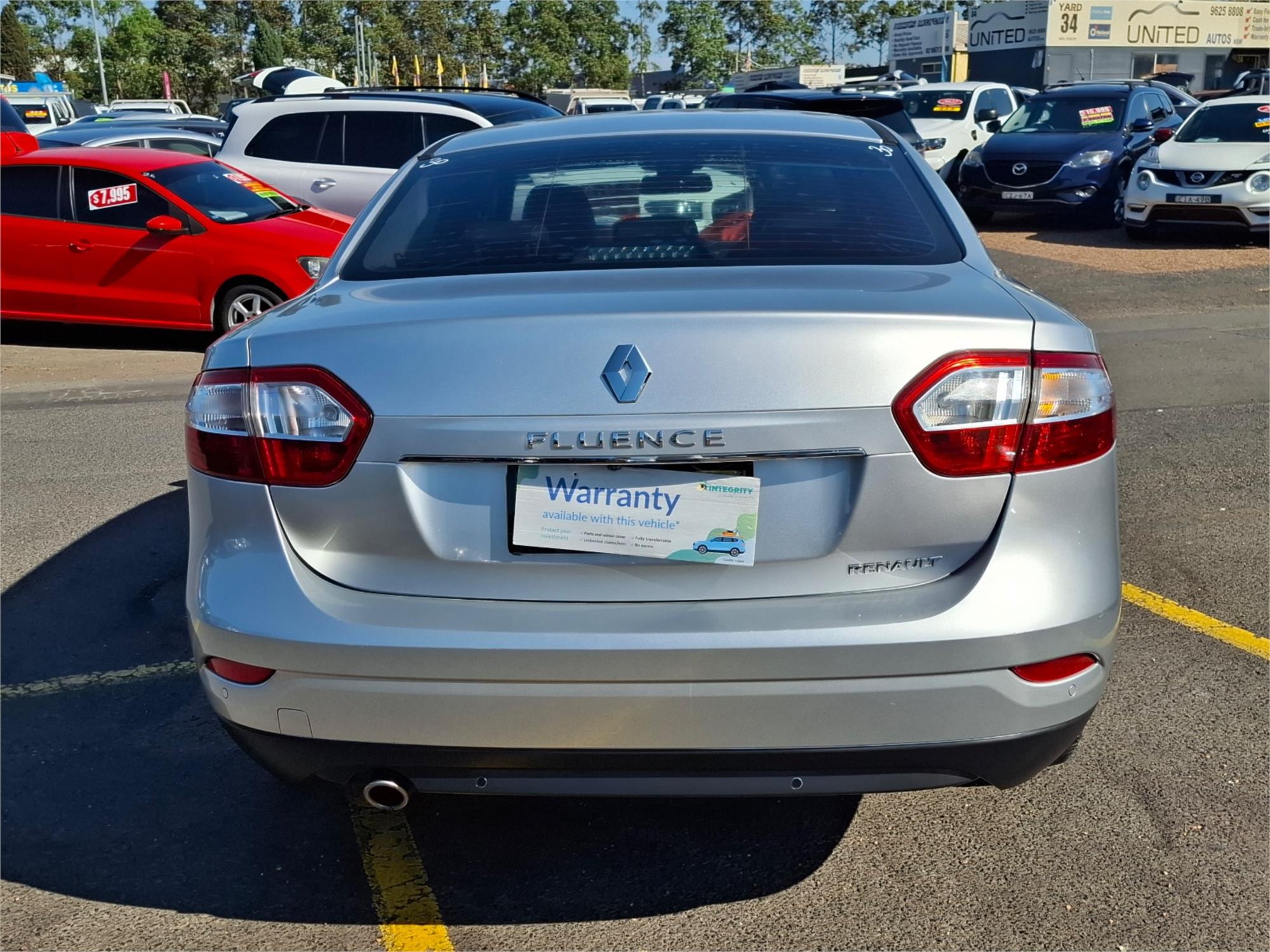 2014 RENAULT FLUENCE X38 MY13 DYNAMIQUE CONTINUOUS VARIABLE 4D SEDAN