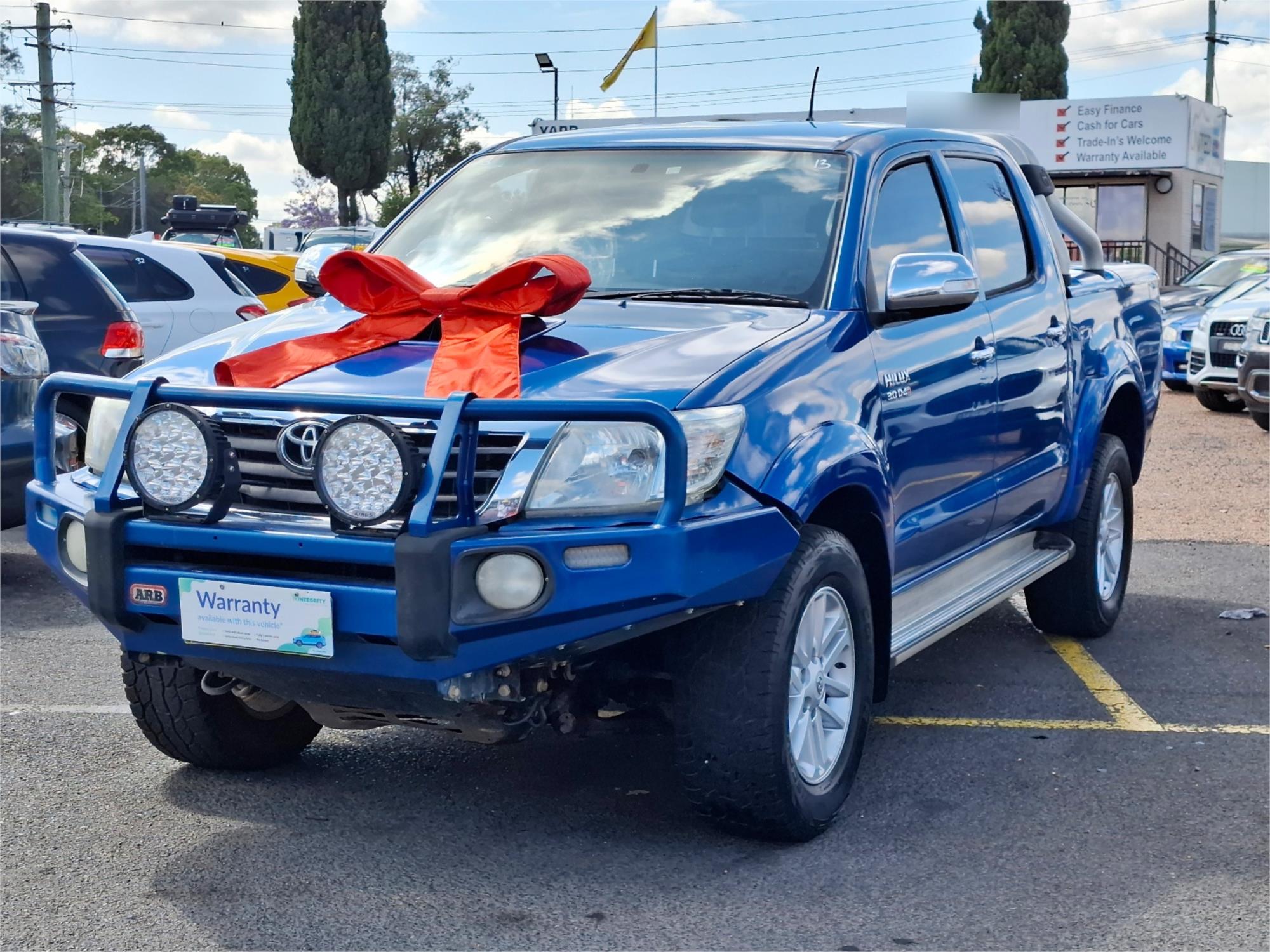 2013 TOYOTA HILUX KUN26R MY12 SR5 (4x4) 5 SP MANUAL DUAL CAB P/UP
