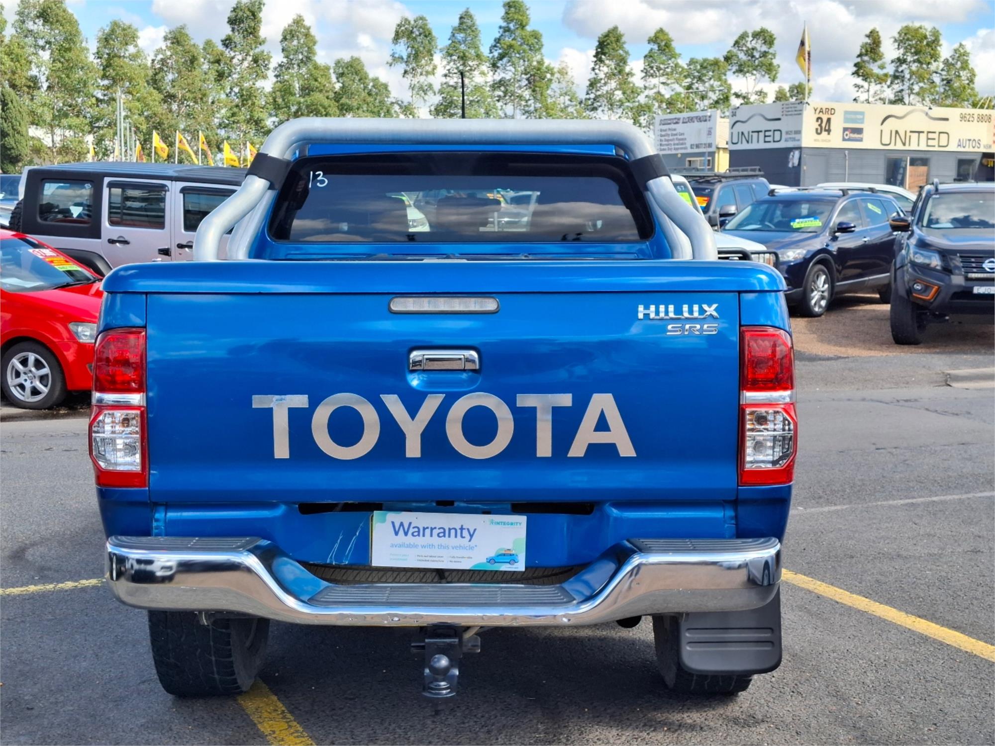 2013 TOYOTA HILUX KUN26R MY12 SR5 (4x4) 5 SP MANUAL DUAL CAB P/UP