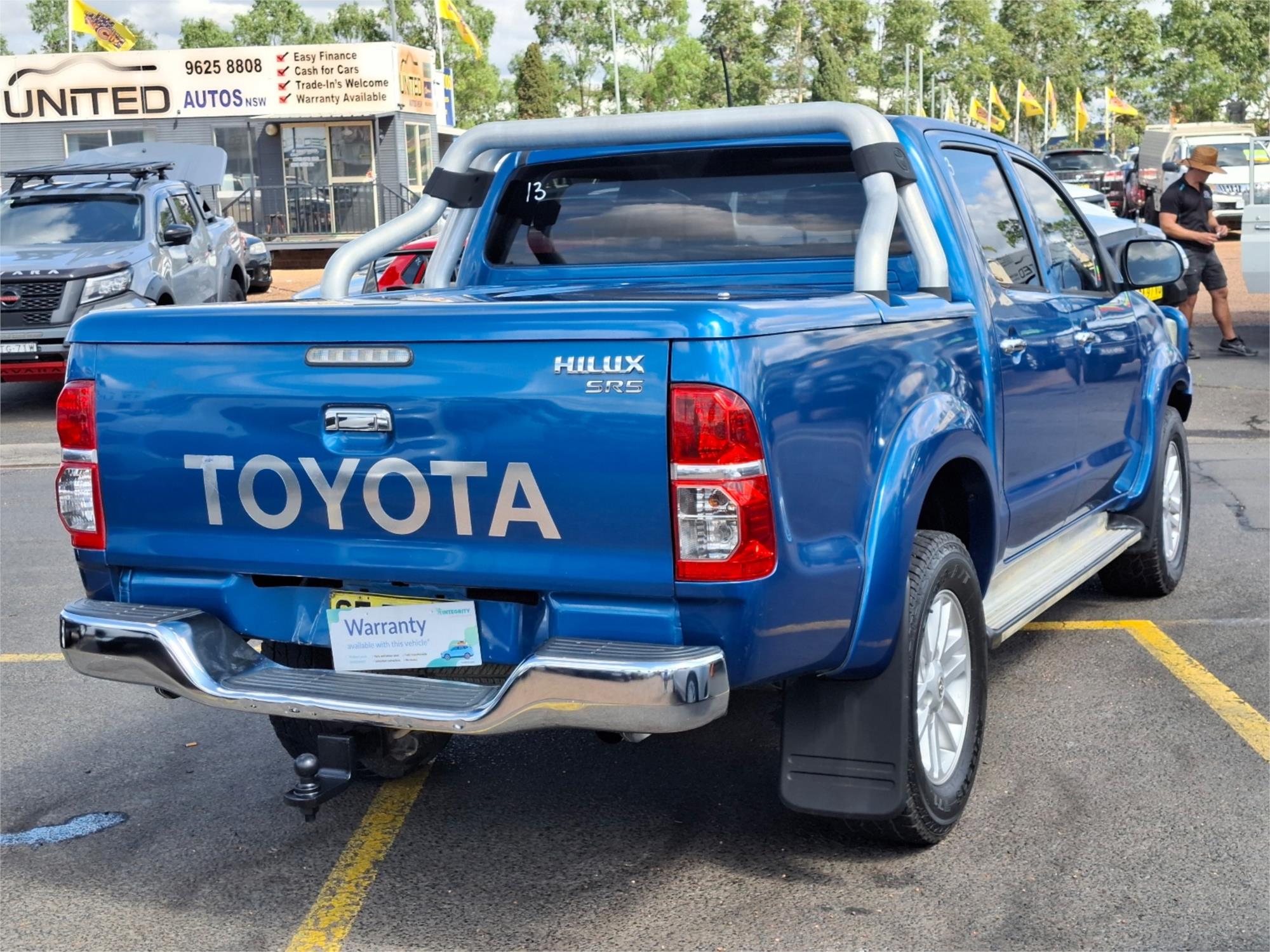 2013 TOYOTA HILUX KUN26R MY12 SR5 (4x4) 5 SP MANUAL DUAL CAB P/UP
