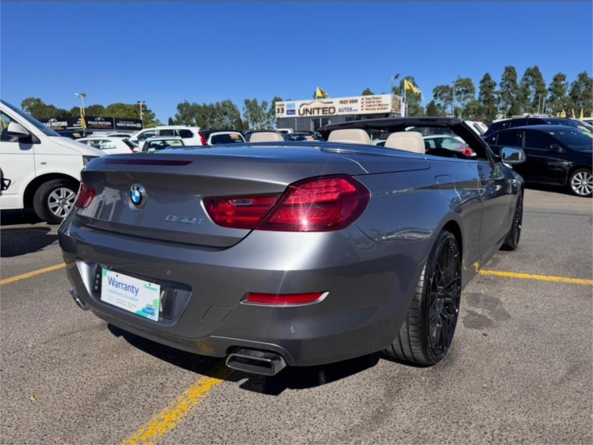 2011 BMW 6 F12 50i 8 SP AUTOMATIC 2D CONVERTIBLE