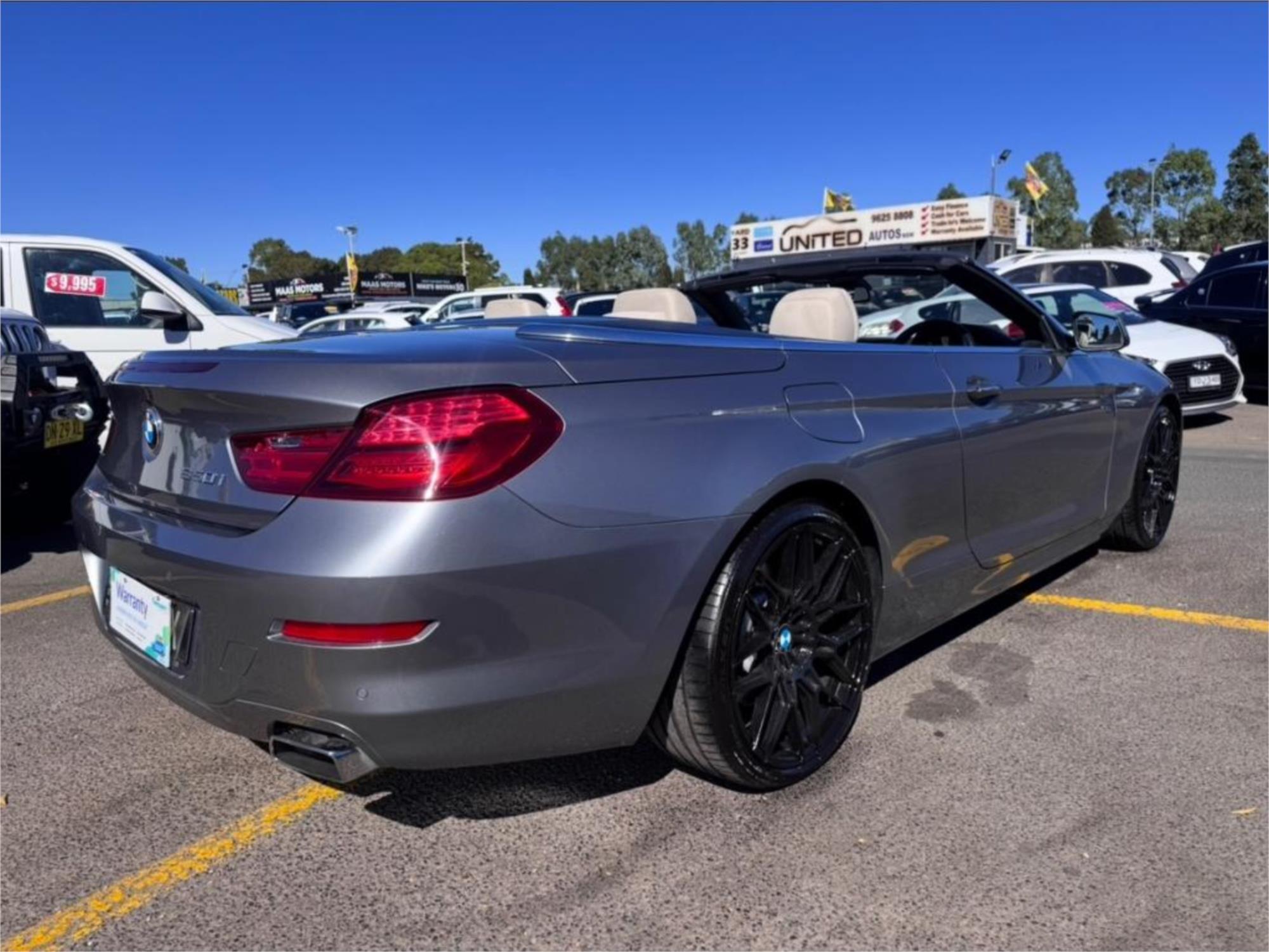 2011 BMW 6 F12 50i 8 SP AUTOMATIC 2D CONVERTIBLE