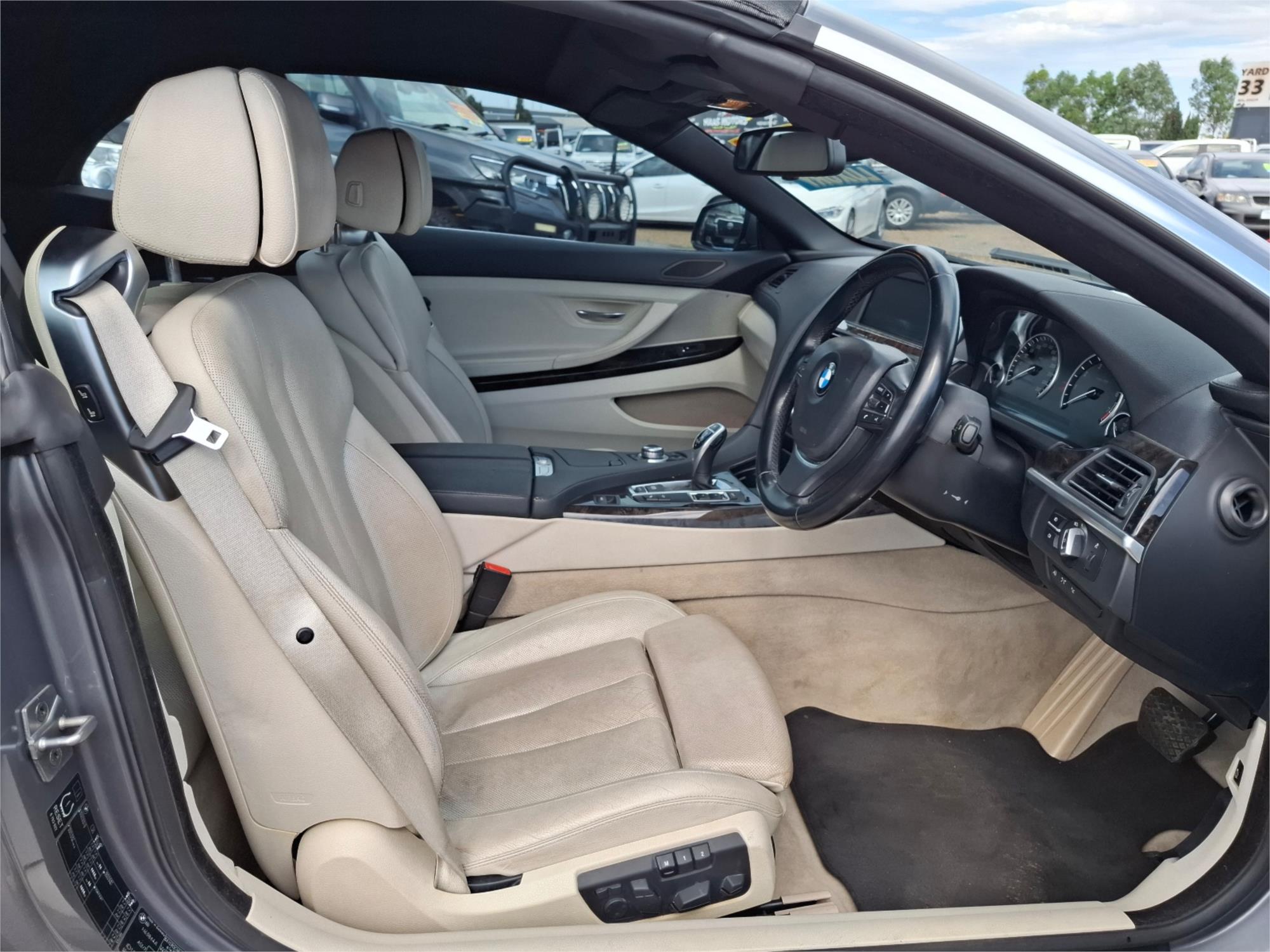 2011 BMW 6 F12 50i 8 SP AUTOMATIC 2D CONVERTIBLE