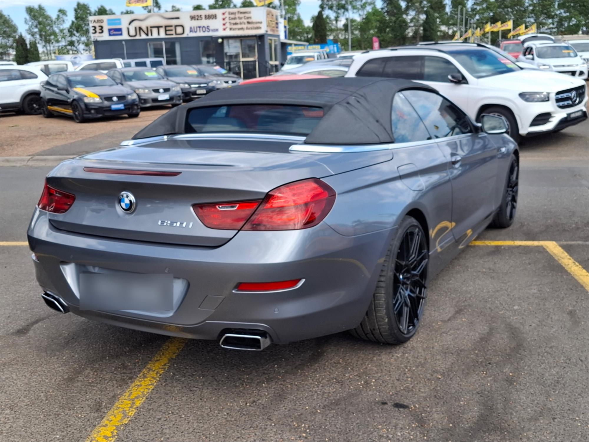2011 BMW 6 F12 50i 8 SP AUTOMATIC 2D CONVERTIBLE