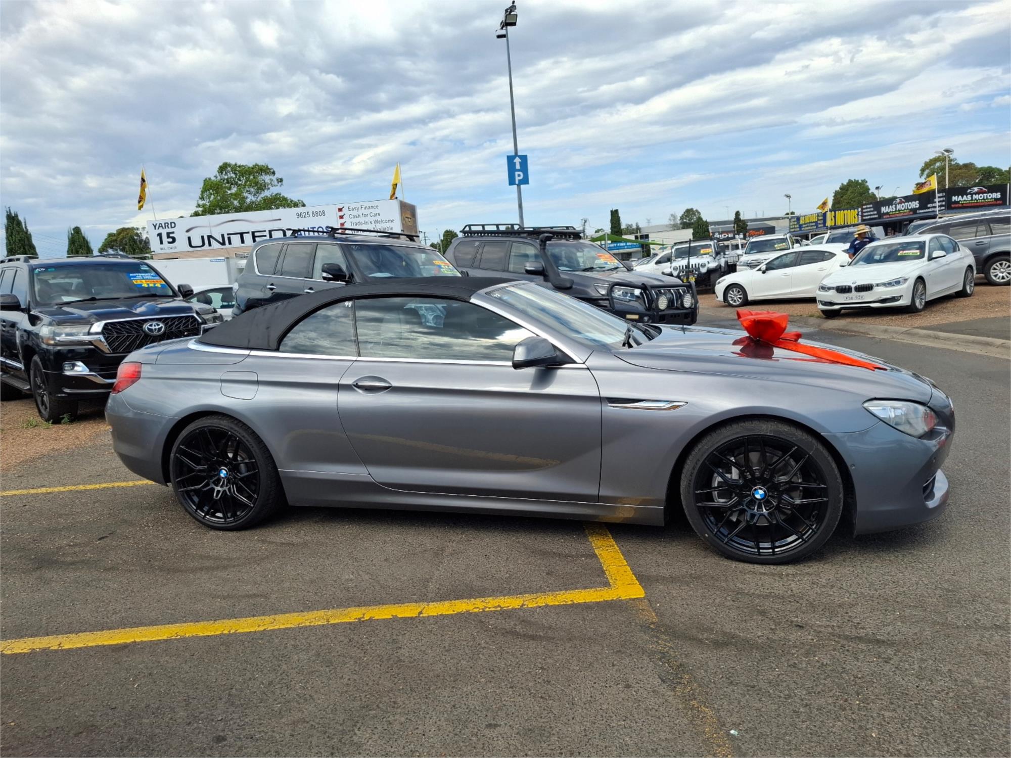 2011 BMW 6 F12 50i 8 SP AUTOMATIC 2D CONVERTIBLE