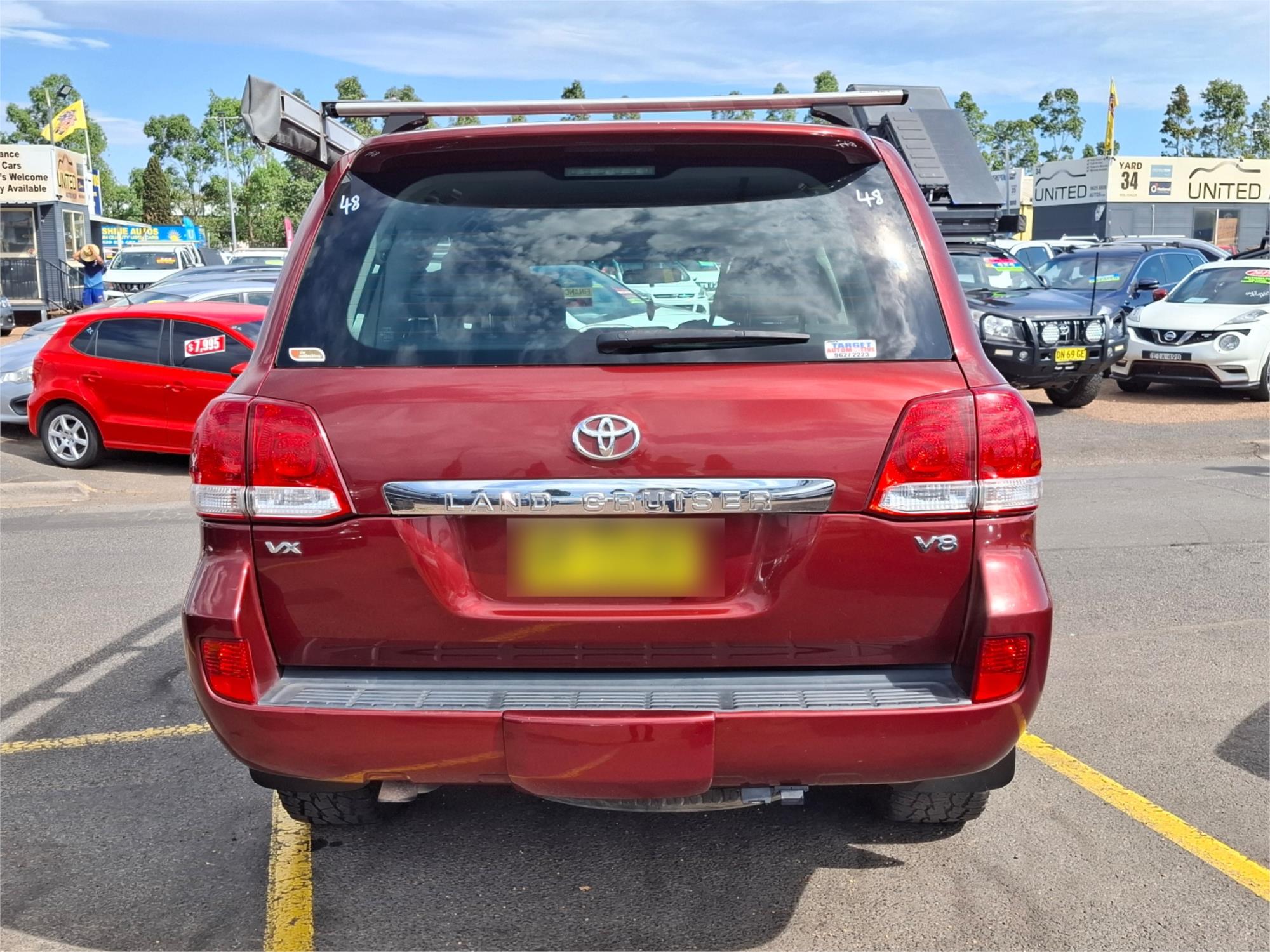 2008 TOYOTA LANDCRUISER UZJ200R VX (4x4) 5 SP AUTOMATIC 4D WAGON