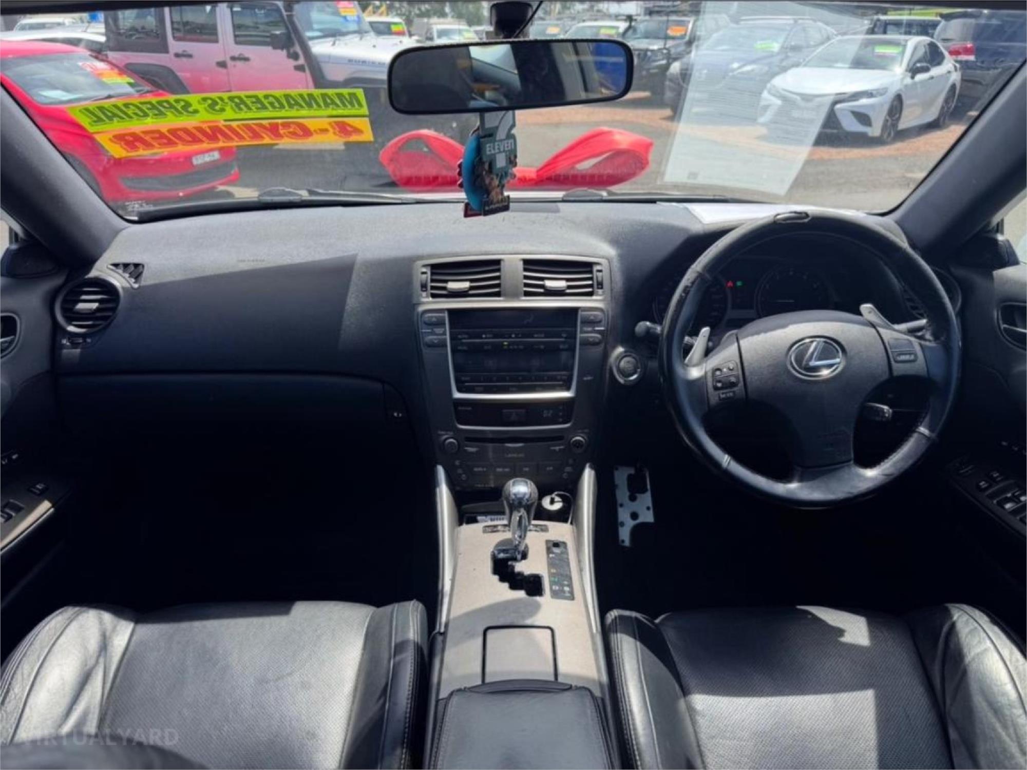 2007 LEXUS IS250 GSE20R SPORTS LUXURY 6 SP AUTO SEQUENTIAL 4D SEDAN