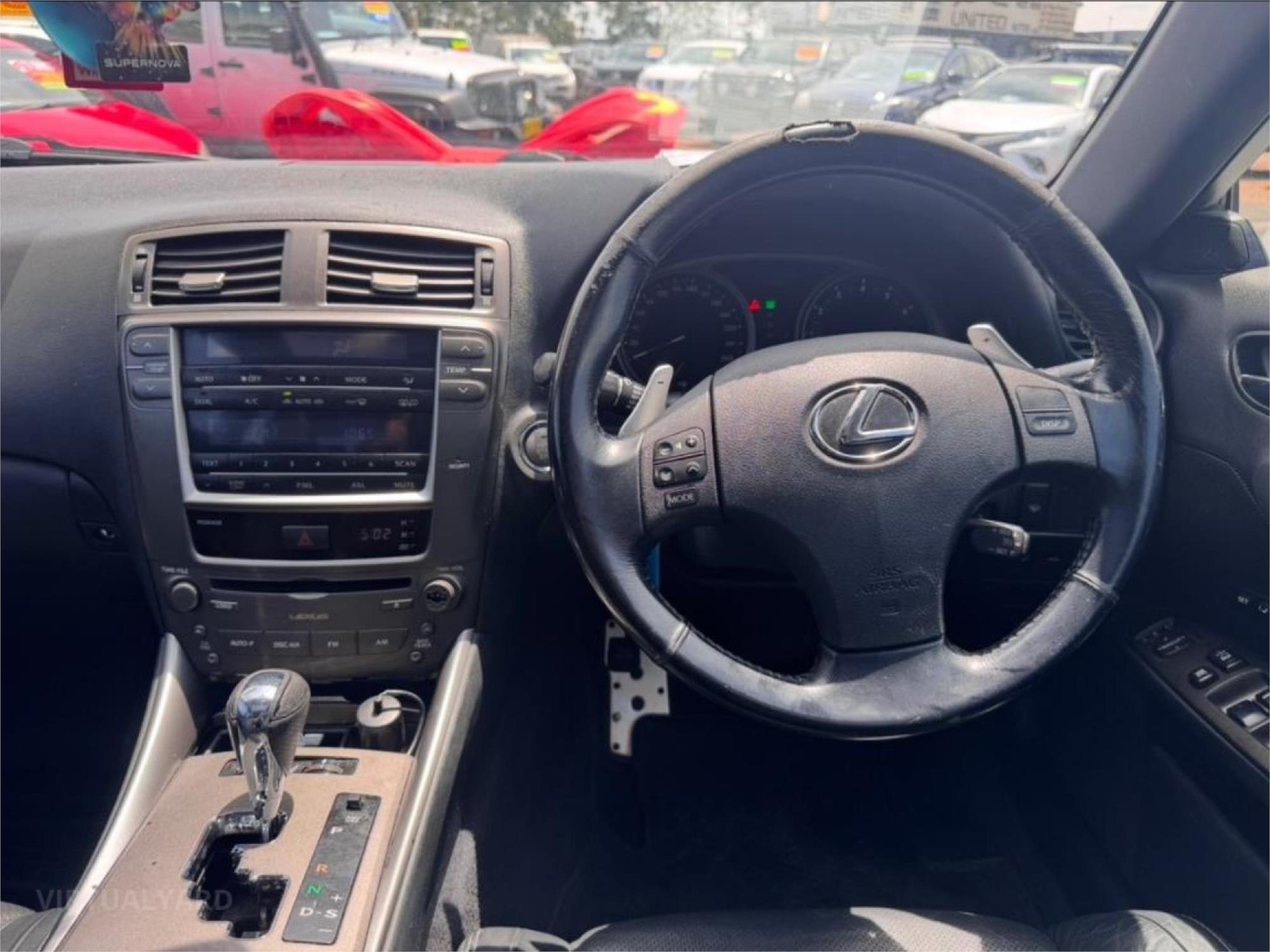 2007 LEXUS IS250 GSE20R SPORTS LUXURY 6 SP AUTO SEQUENTIAL 4D SEDAN