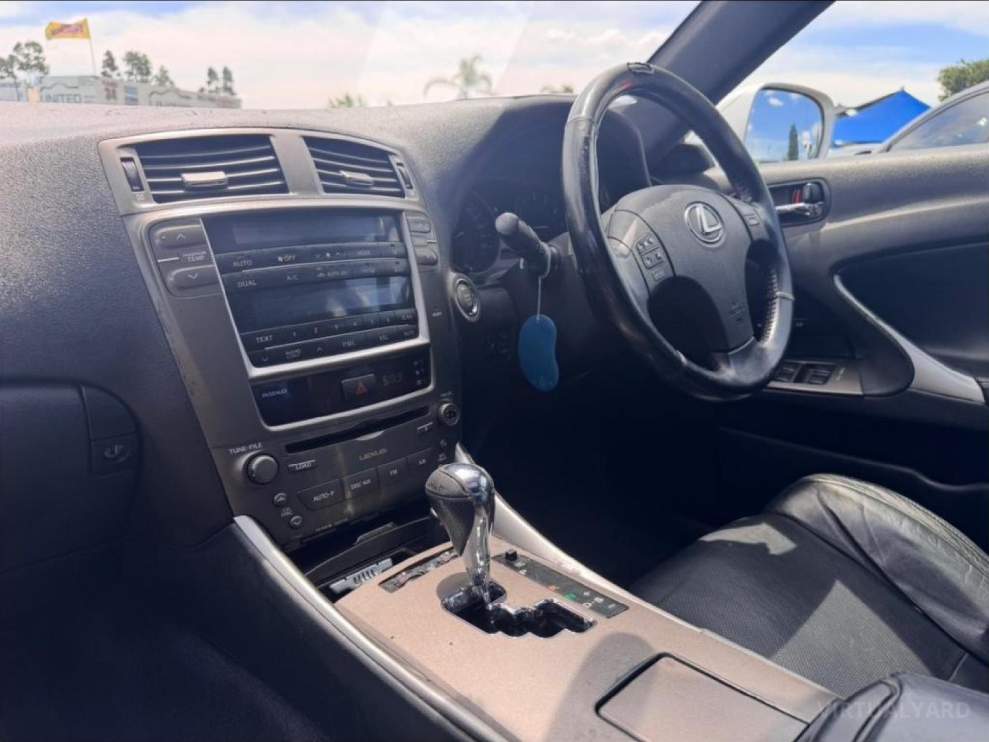 2007 LEXUS IS250 GSE20R SPORTS LUXURY 6 SP AUTO SEQUENTIAL 4D SEDAN