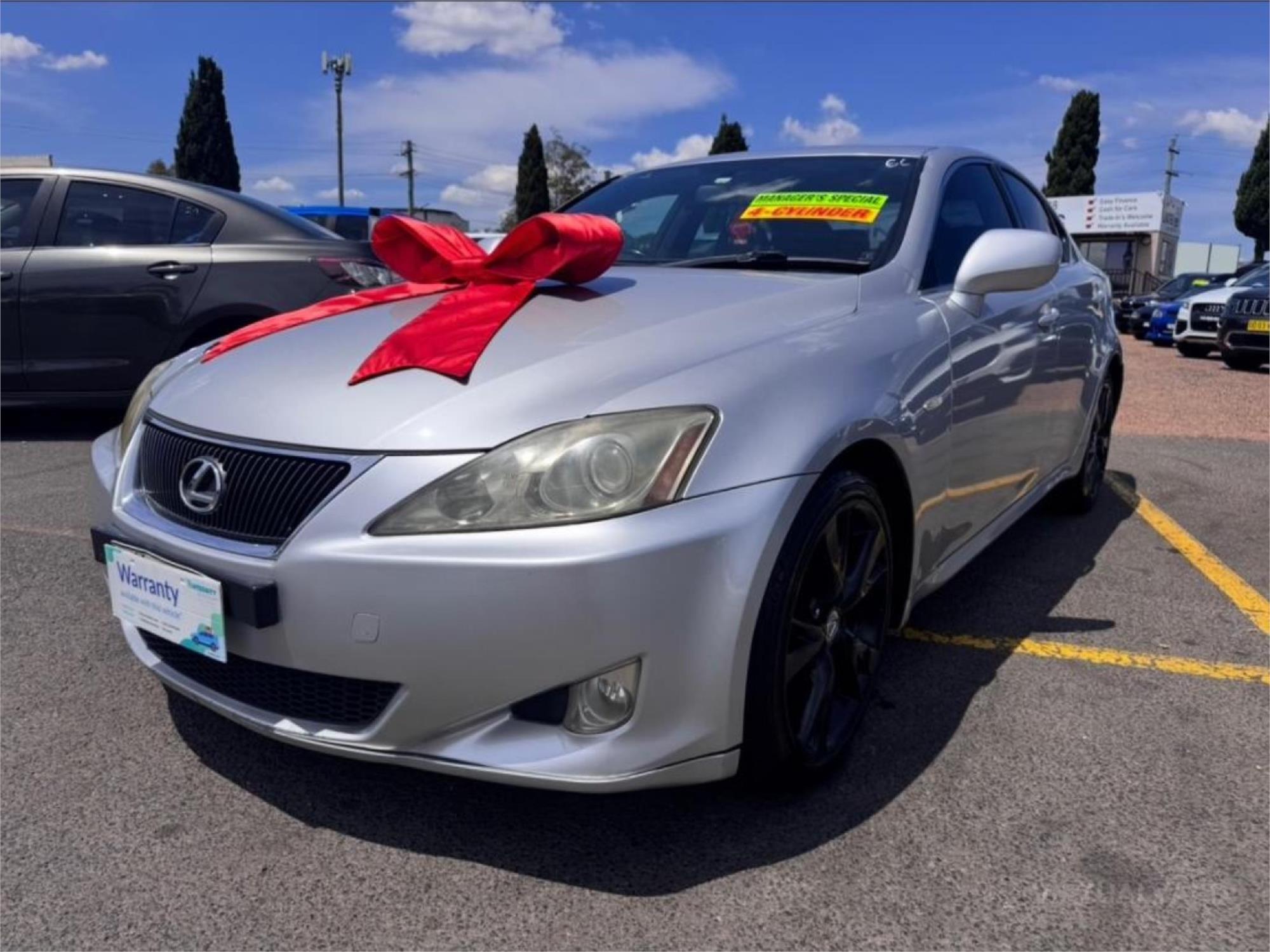 2007 LEXUS IS250 GSE20R SPORTS LUXURY 6 SP AUTO SEQUENTIAL 4D SEDAN