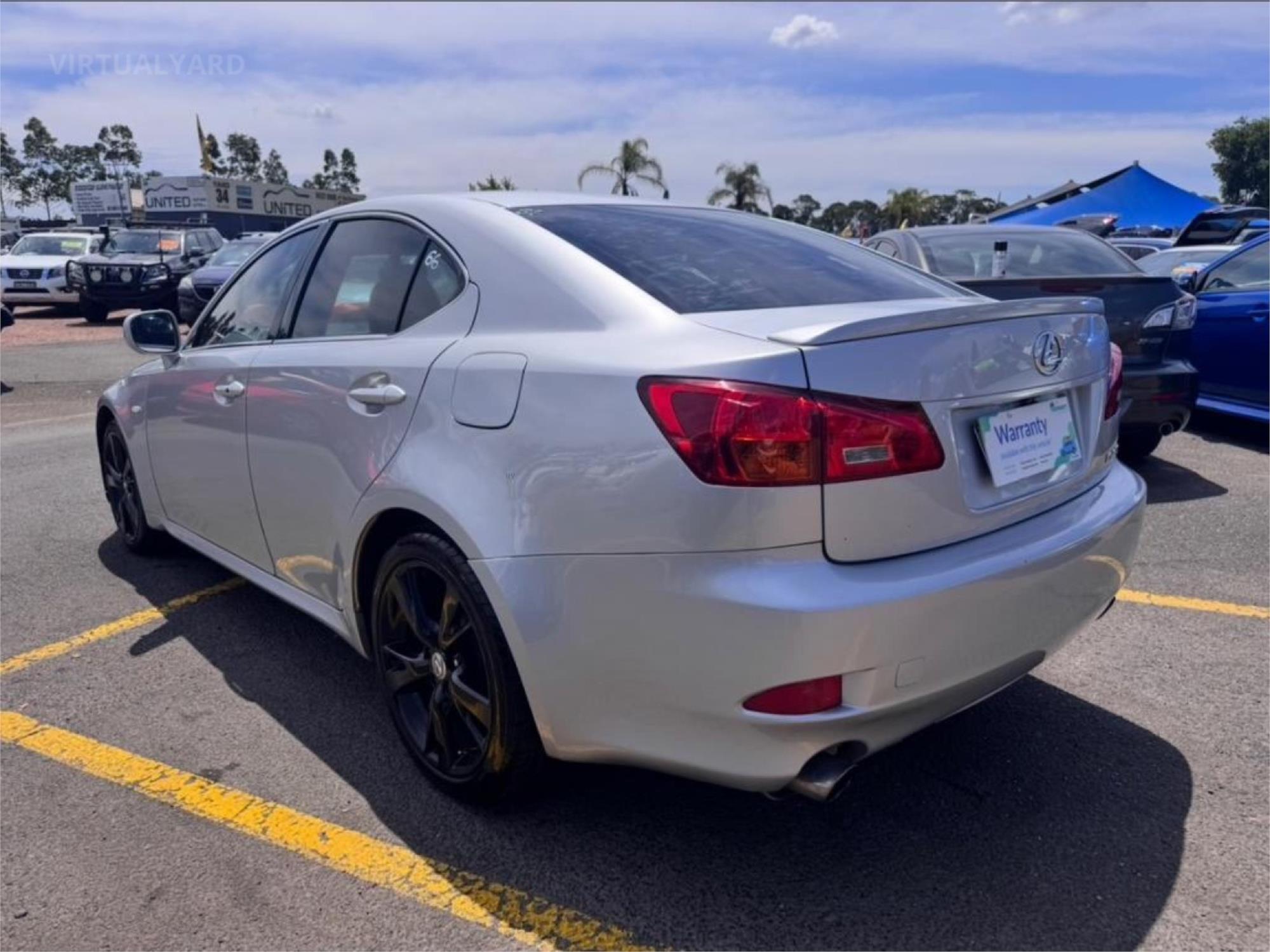 2007 LEXUS IS250 GSE20R SPORTS LUXURY 6 SP AUTO SEQUENTIAL 4D SEDAN