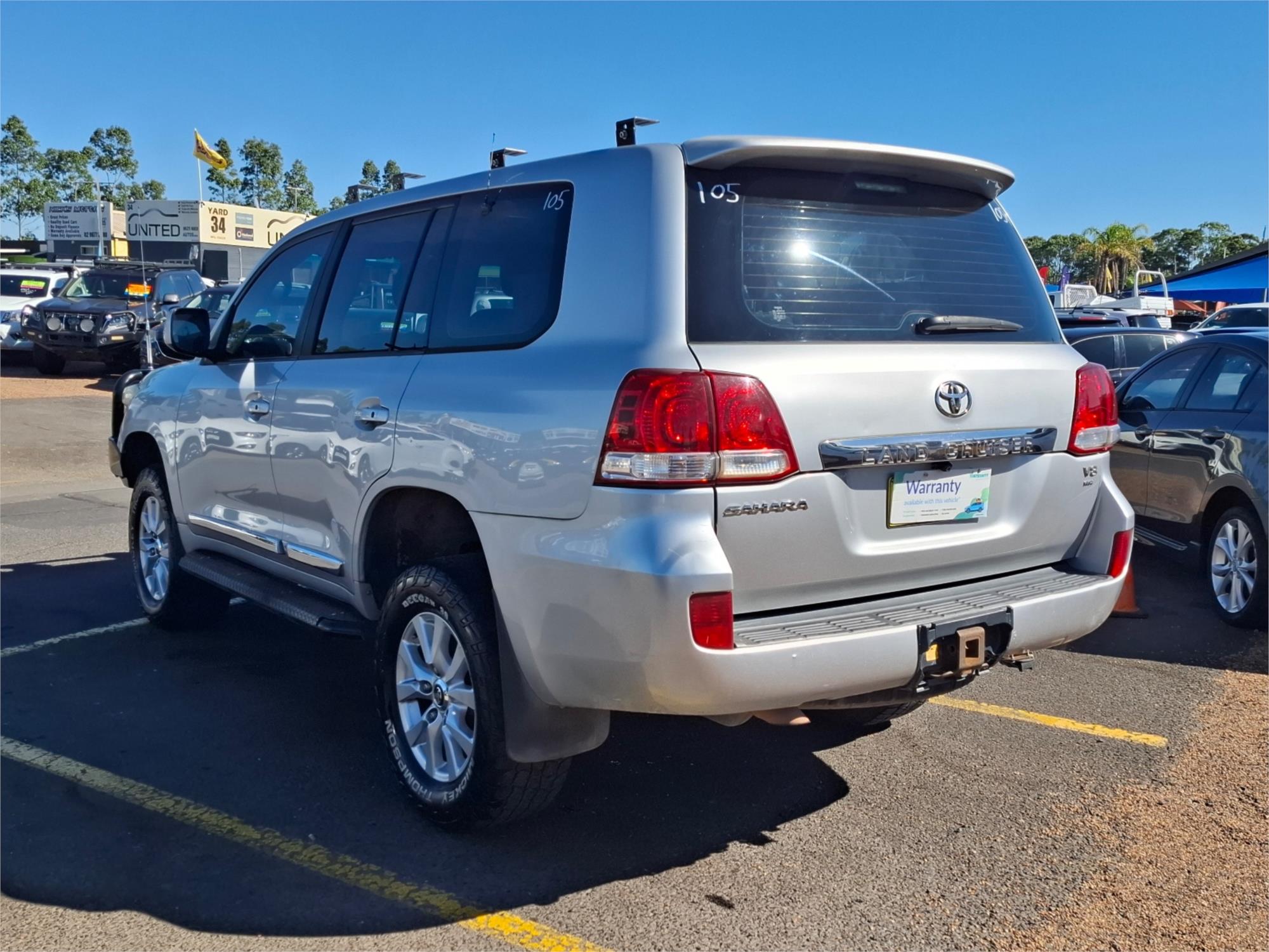 2008 TOYOTA LANDCRUISER UZJ200R SAHARA (4x4) 5 SP AUTOMATIC 4D WAGON