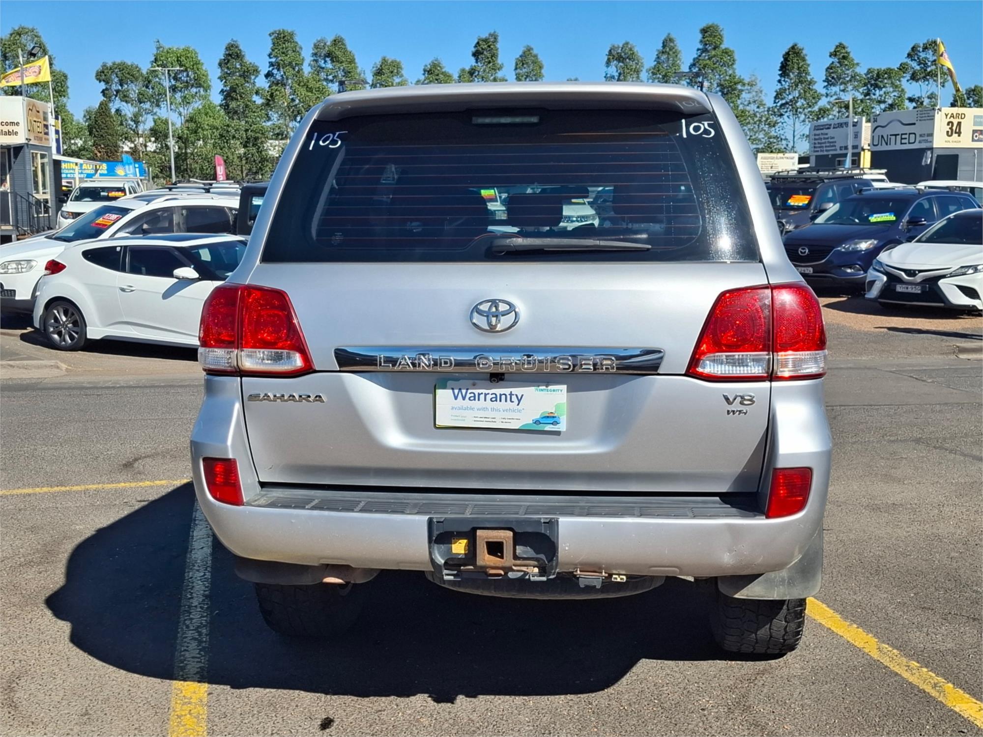 2008 TOYOTA LANDCRUISER UZJ200R SAHARA (4x4) 5 SP AUTOMATIC 4D WAGON