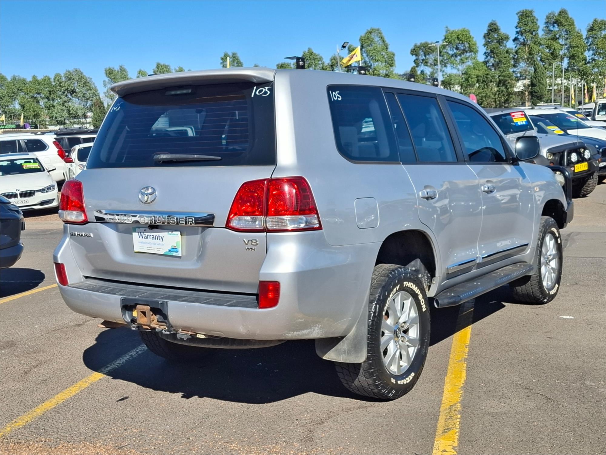 2008 TOYOTA LANDCRUISER UZJ200R SAHARA (4x4) 5 SP AUTOMATIC 4D WAGON
