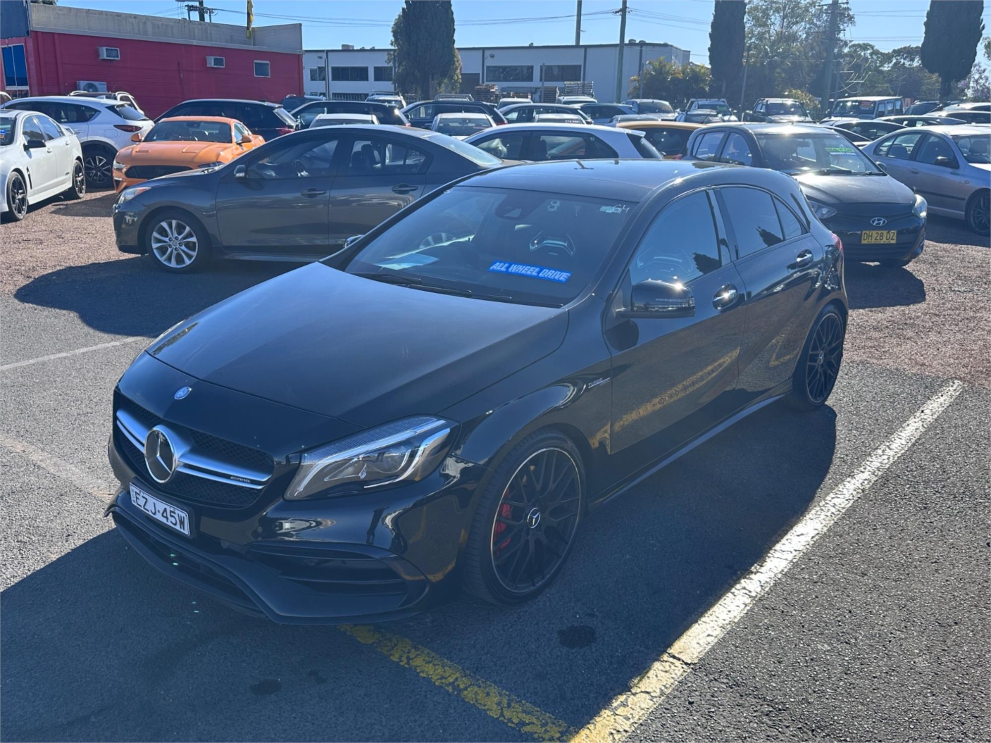 2016 MERCEDES-BENZ A45 176 MY15 AMG 7 SP AUTO DUAL CLUTCH 5D HATCHBACK