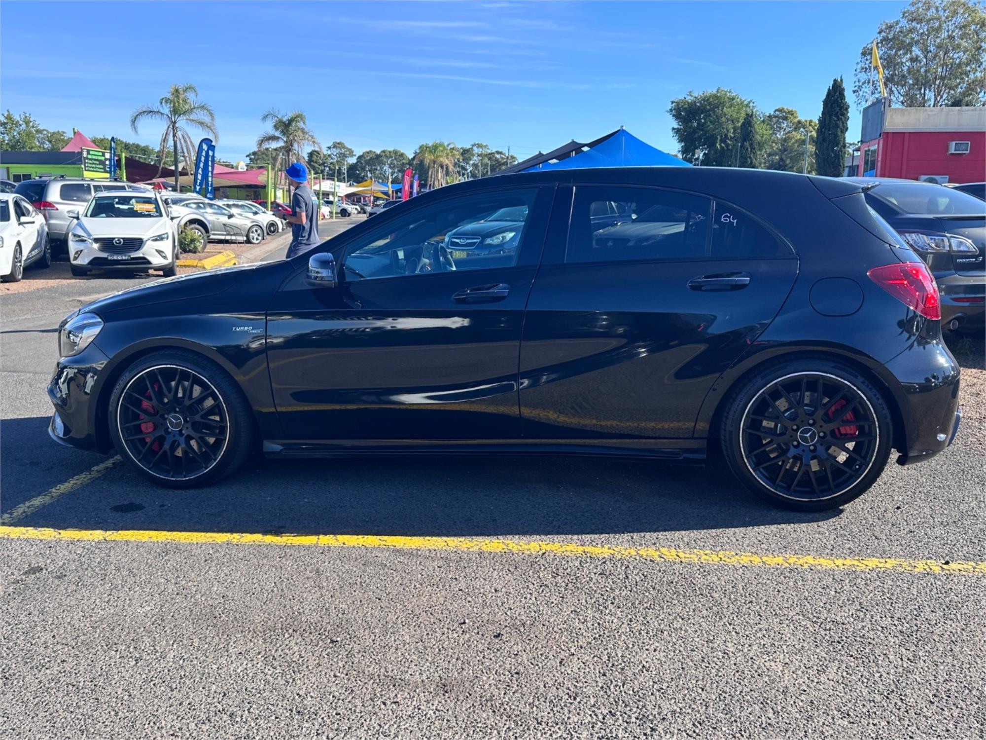 2016 MERCEDES-BENZ A45 176 MY15 AMG 7 SP AUTO DUAL CLUTCH 5D HATCHBACK