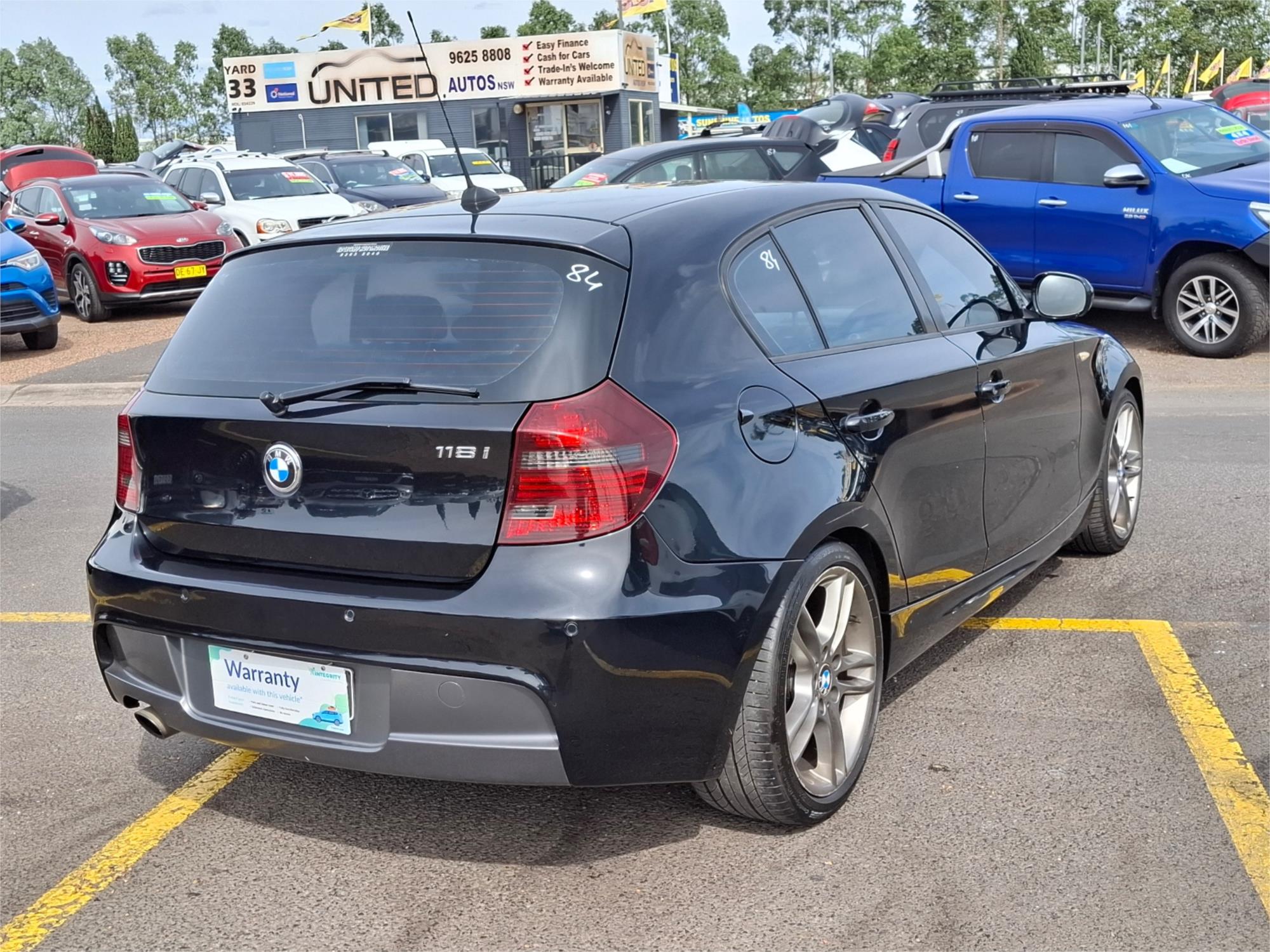 2011 BMW 1 E87 MY11 18i 6 SP AUTOMATIC 5D HATCHBACK